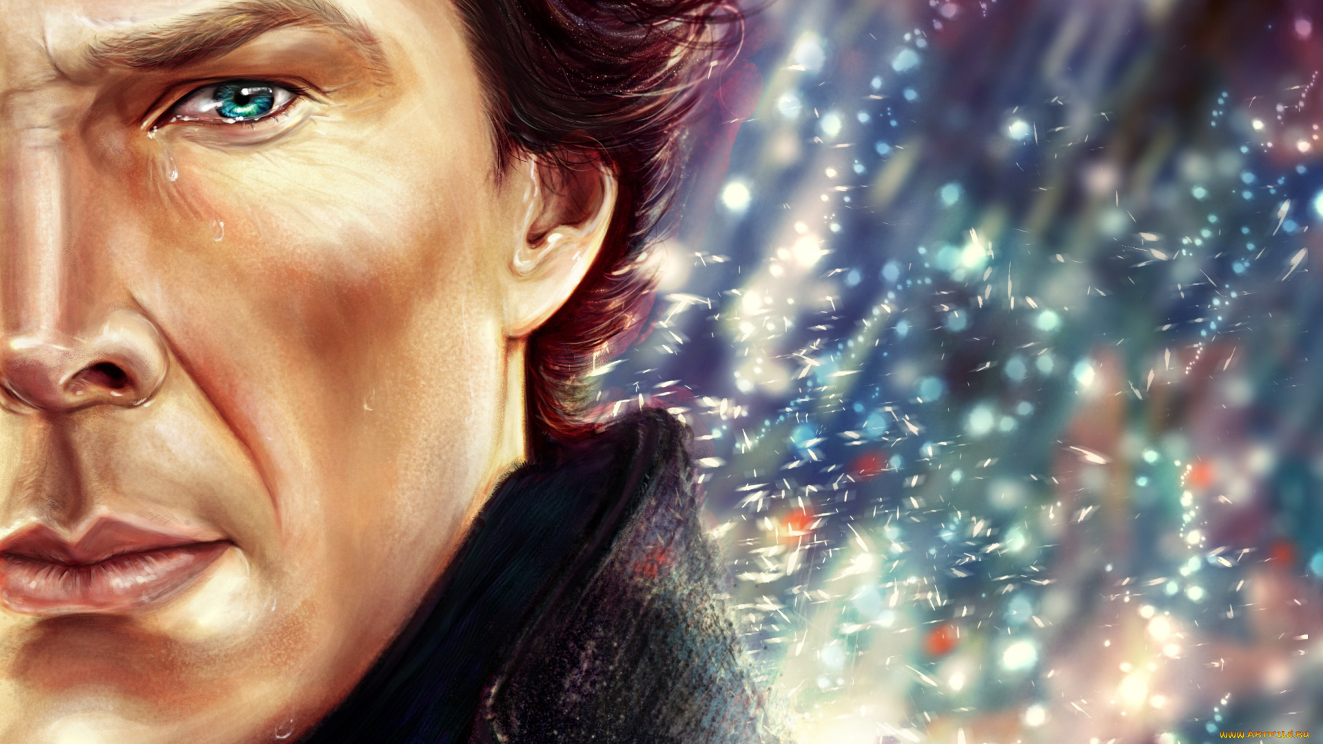 рисованное, кино, sherlock, bbc