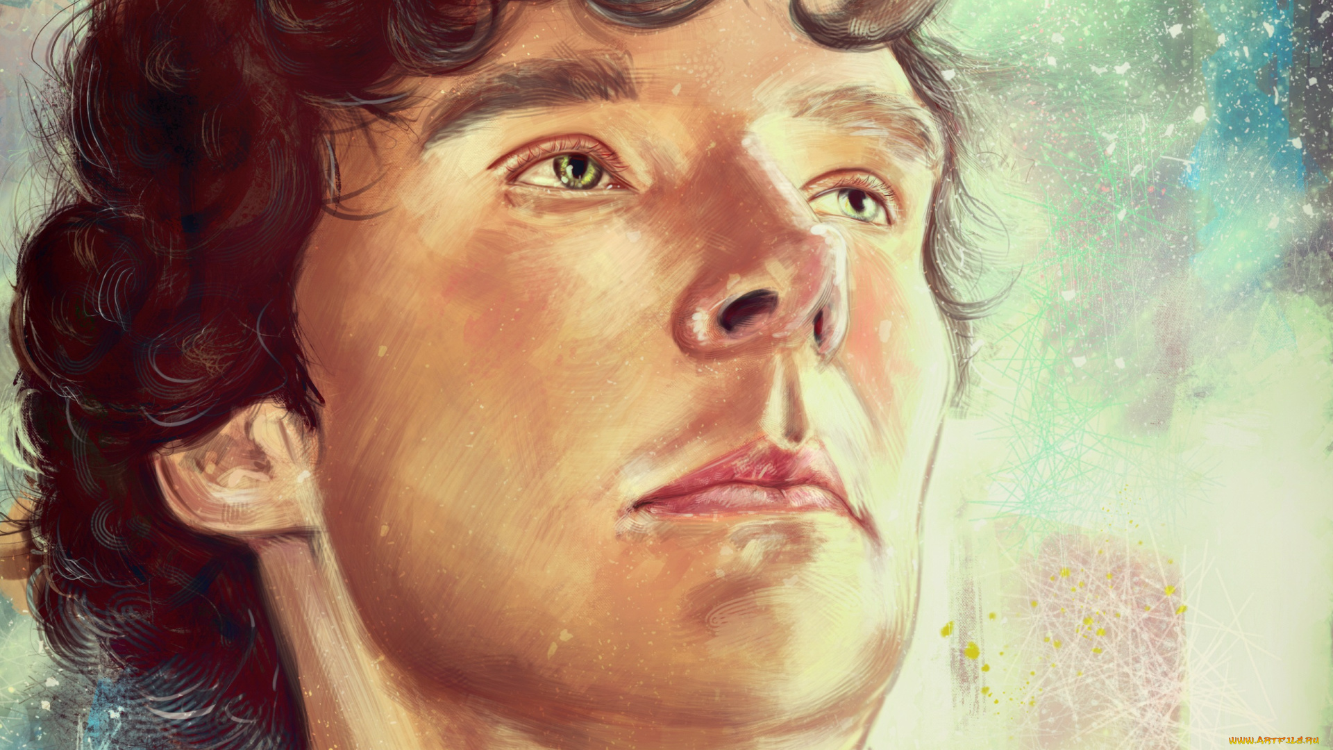 рисованное, кино, sherlock, bbc