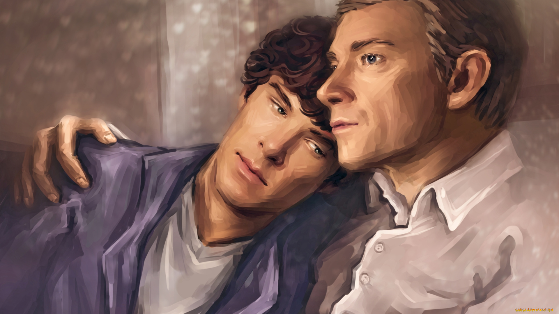 рисованное, кино, sherlock, bbc