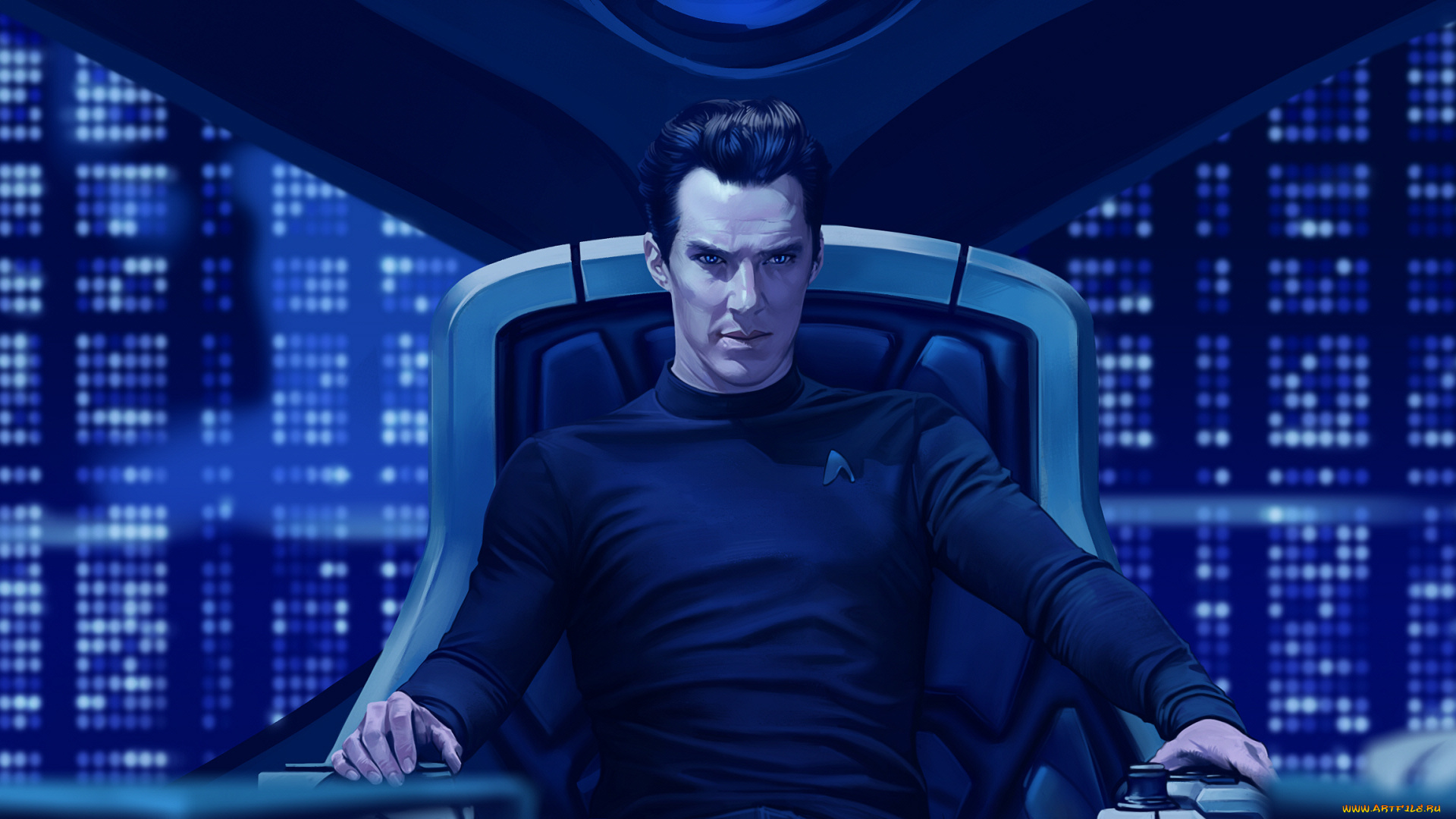 рисованное, кино, star, trek, into, darkness