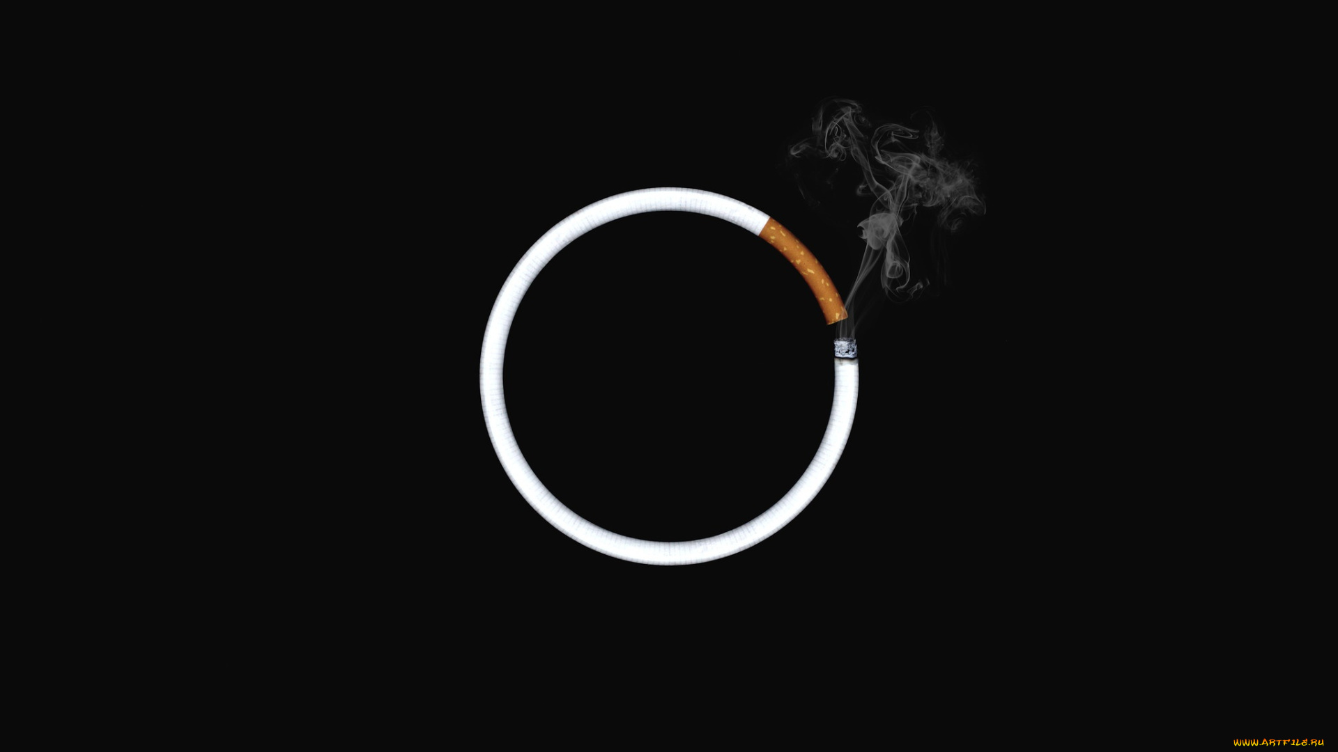 рисованное, минимализм, сигарета