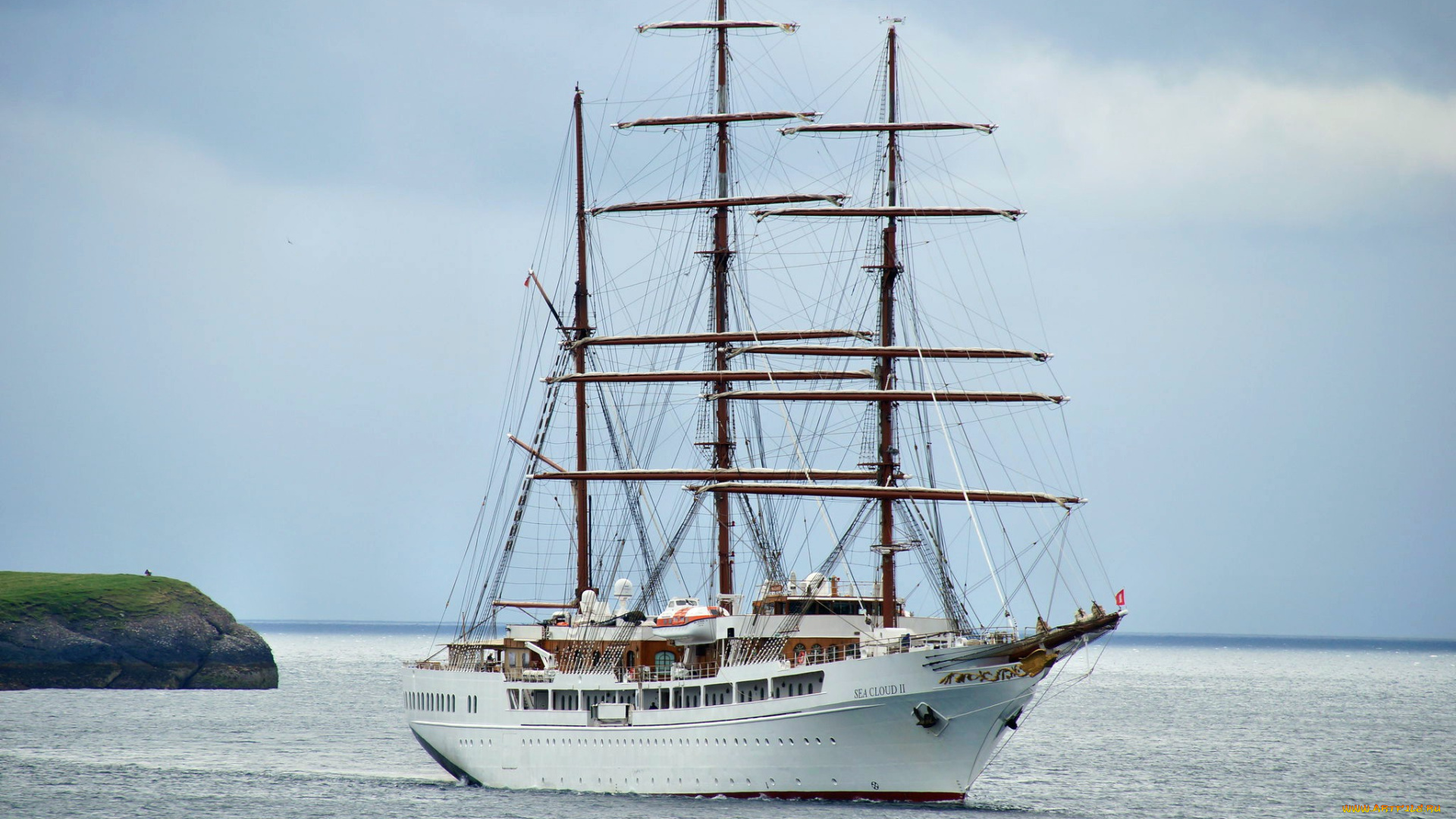 sea, cloud, ii, корабли, парусники, паруса, мачты