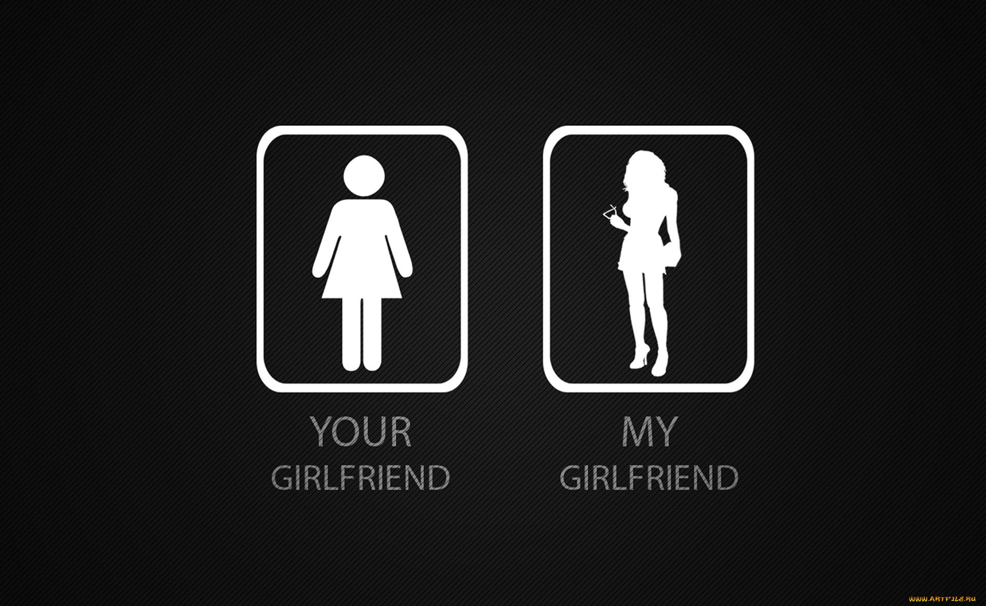 рисованное, минимализм, таблички, девушки, надписи