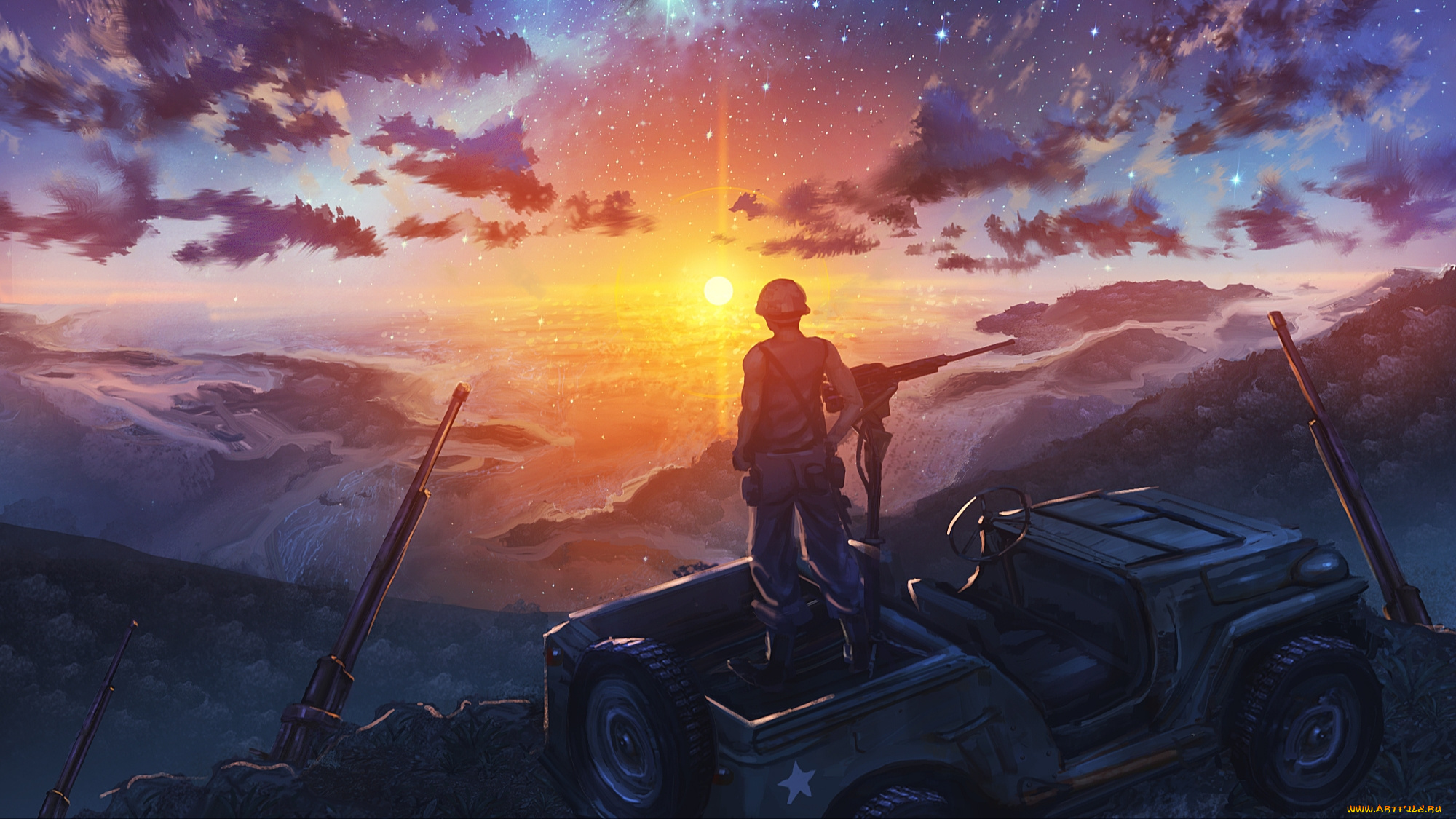 аниме, оружие, , техника, , технологии, солдат