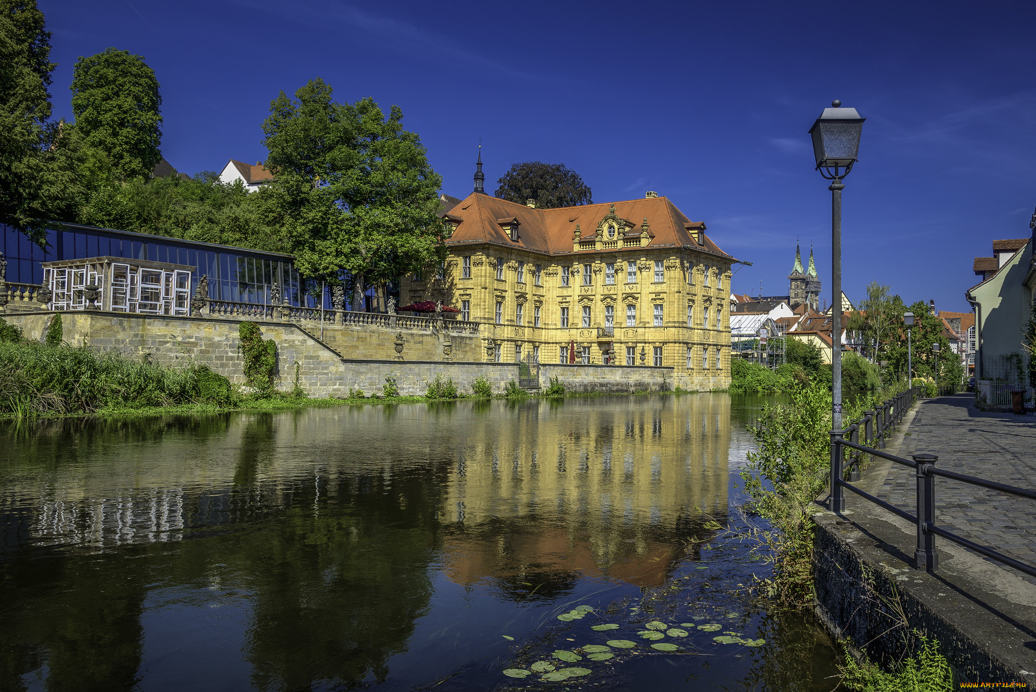 bamberg, города, -, панорамы, простор