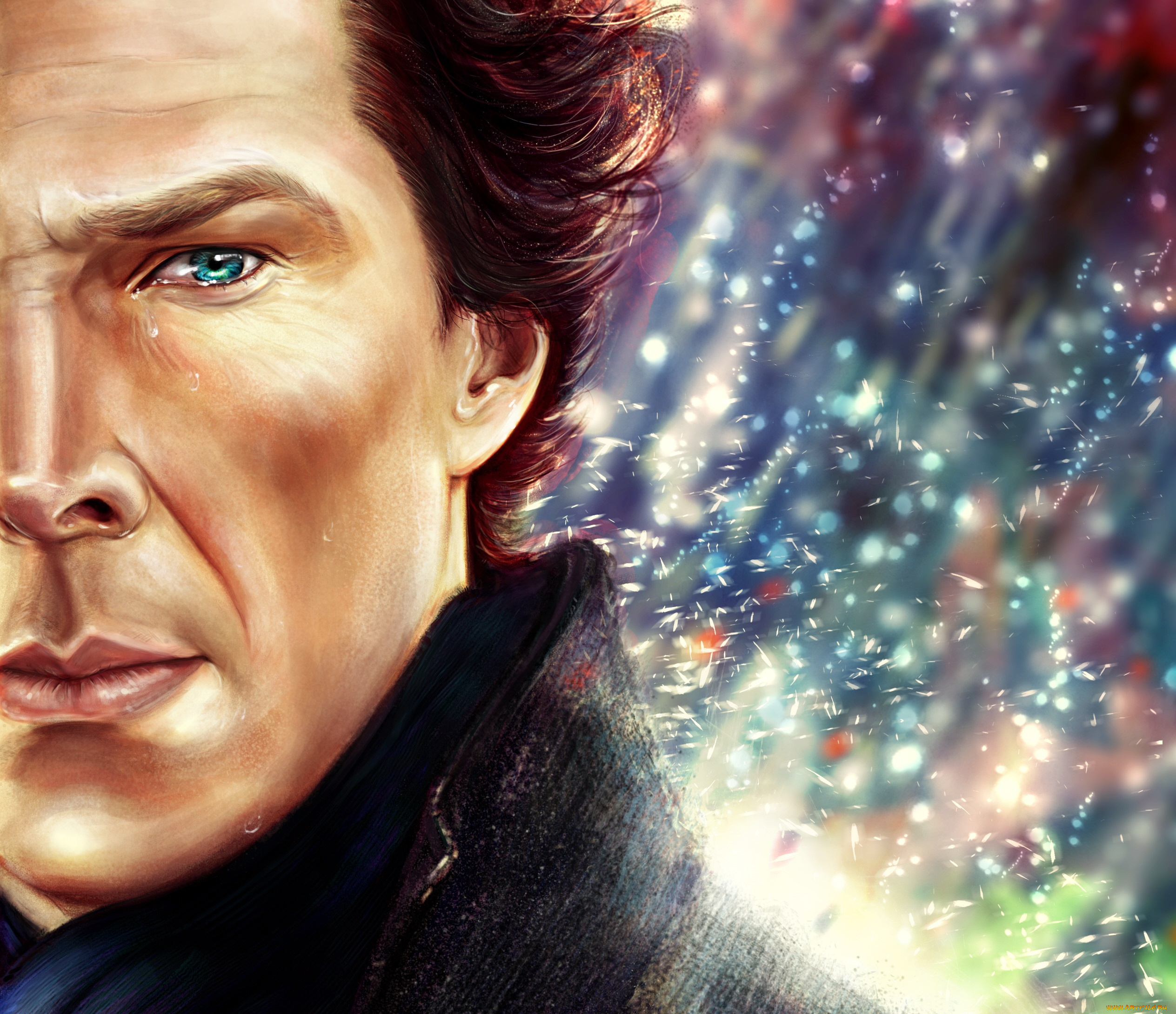 рисованное, кино, sherlock, bbc