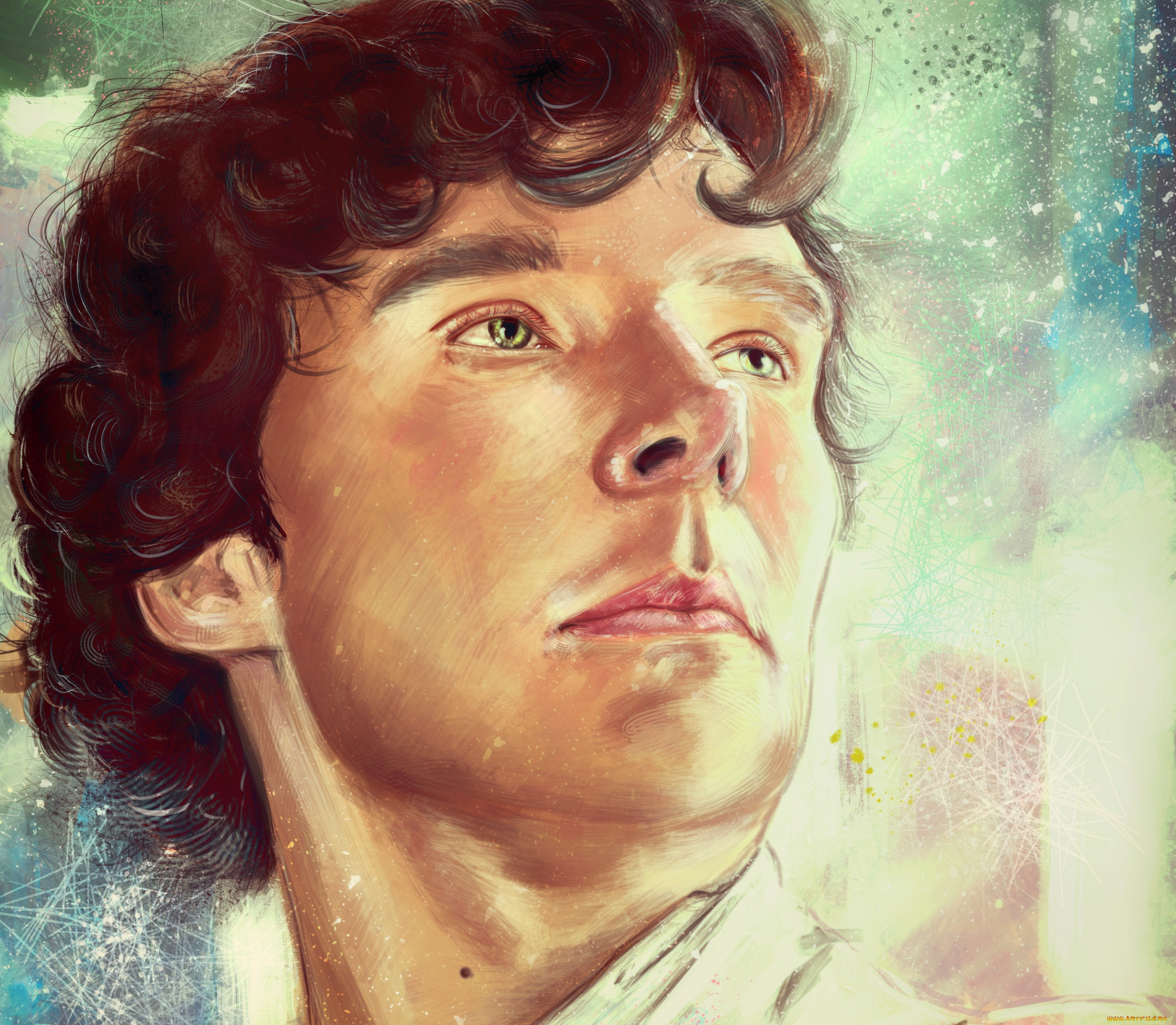 рисованное, кино, sherlock, bbc