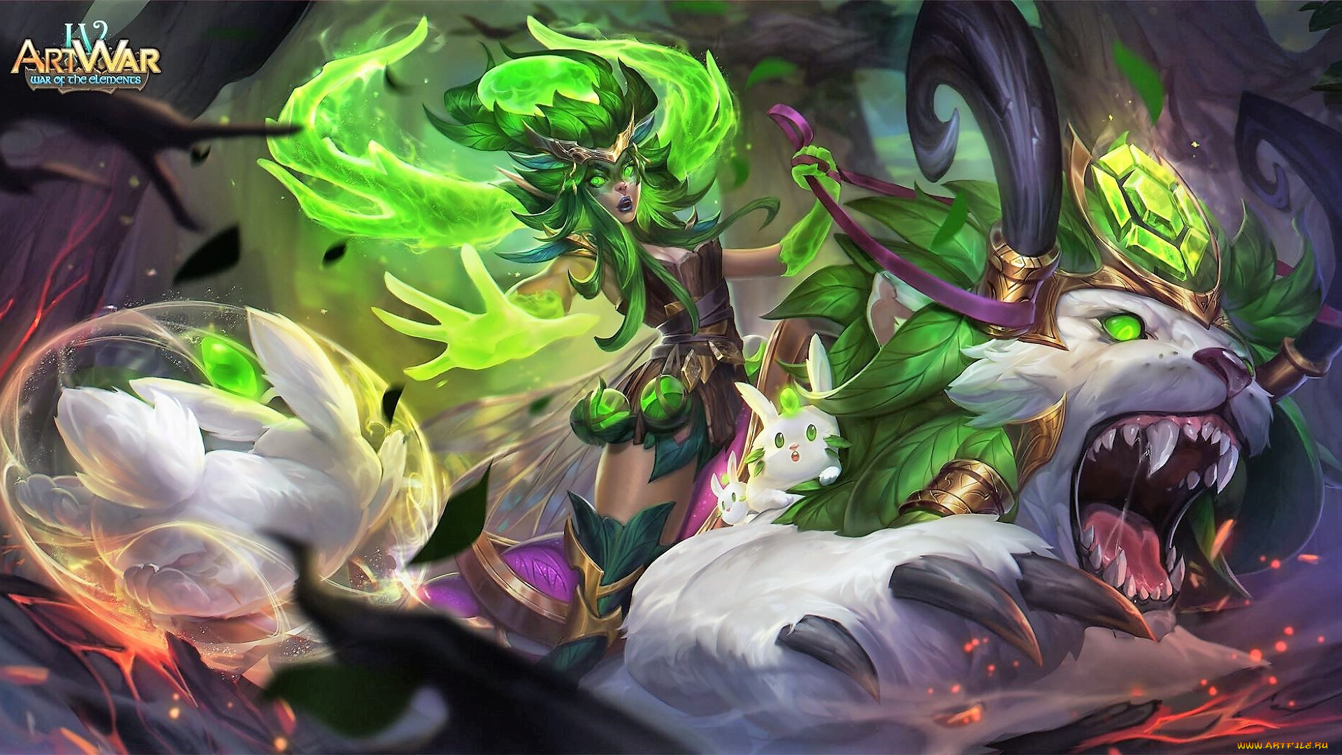 видео, игры, art, war, всадница, существа, магия