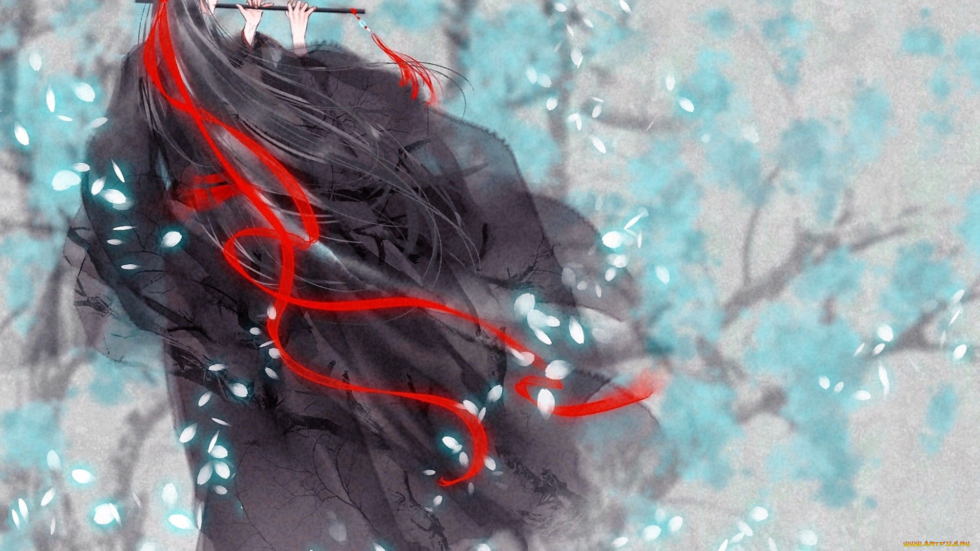 аниме, mo, dao, zu, shi, вэй, усянь, флейта