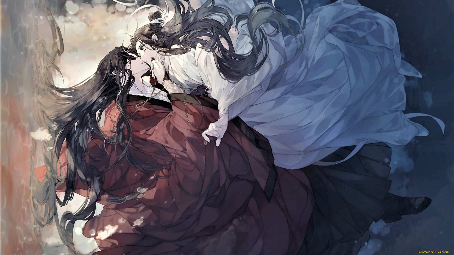 аниме, tian, guan, ci, fu, персонажи