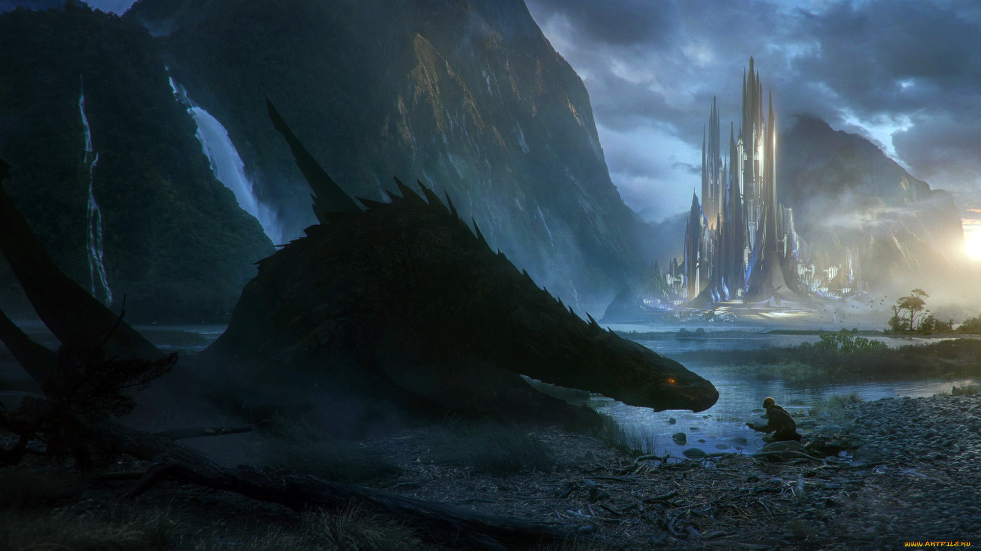 фэнтези, драконы, дракон