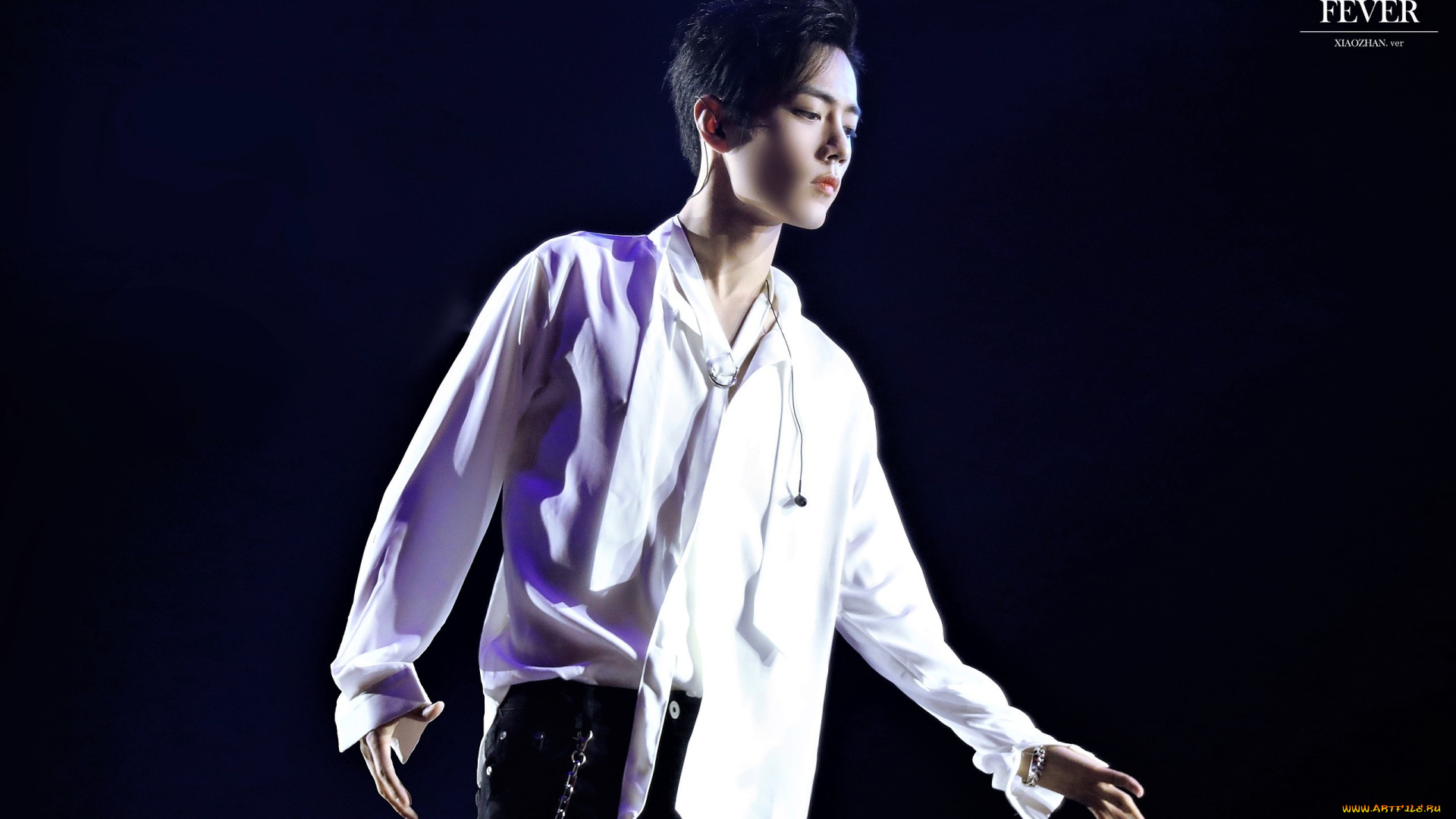 мужчины, xiao, zhan, актер, певец, рубашка