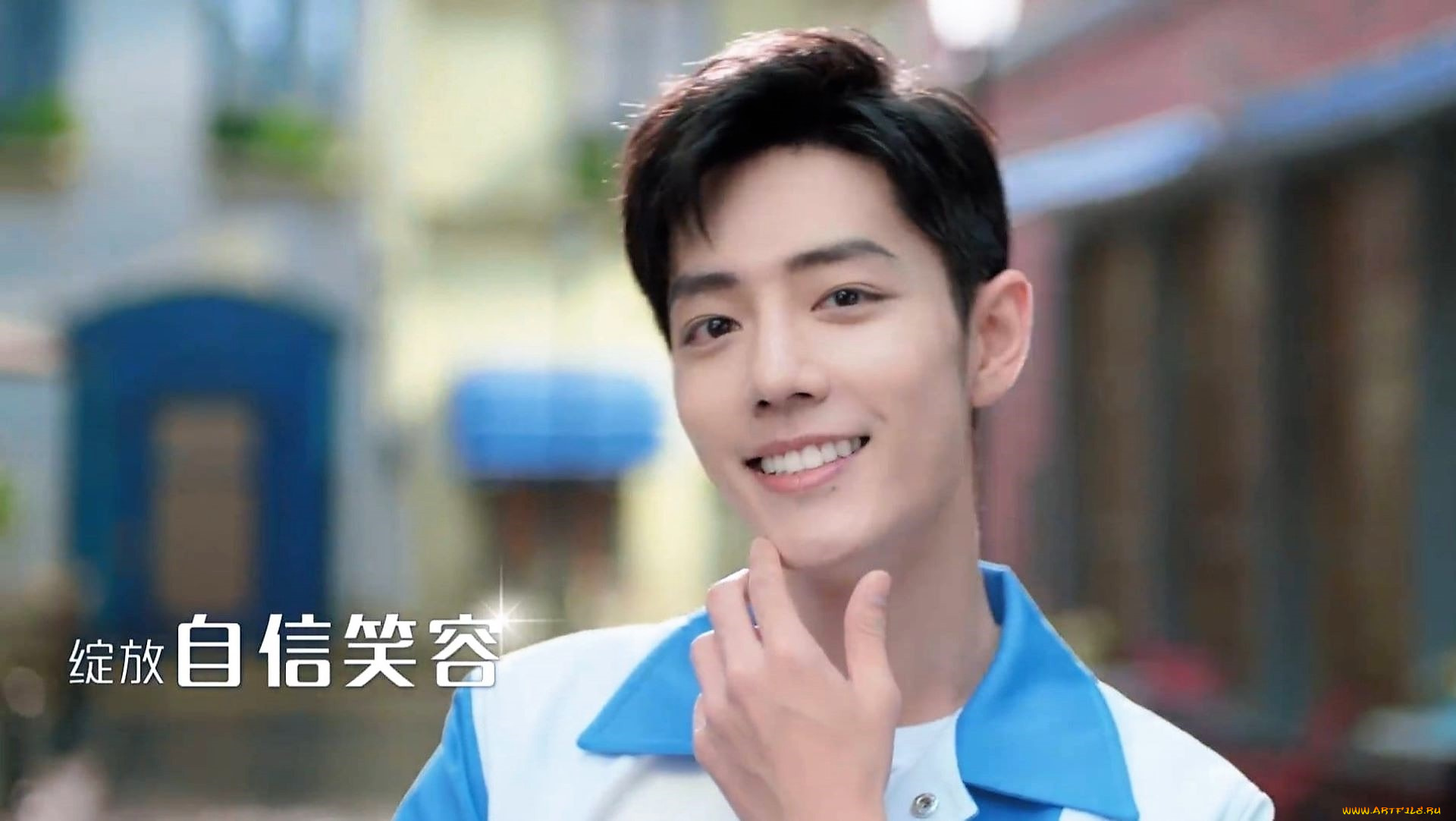 мужчины, xiao, zhan, актер, лицо, рубашка