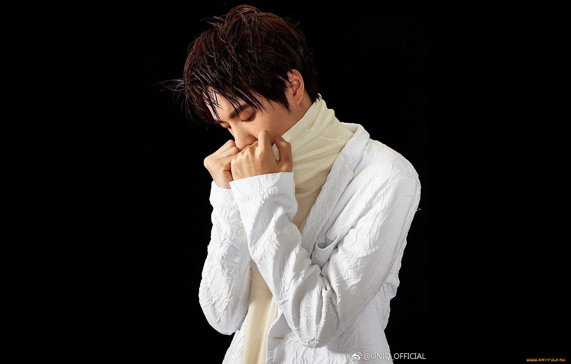 мужчины, wang, yi, bo, актер, певец, пиджак, свитер