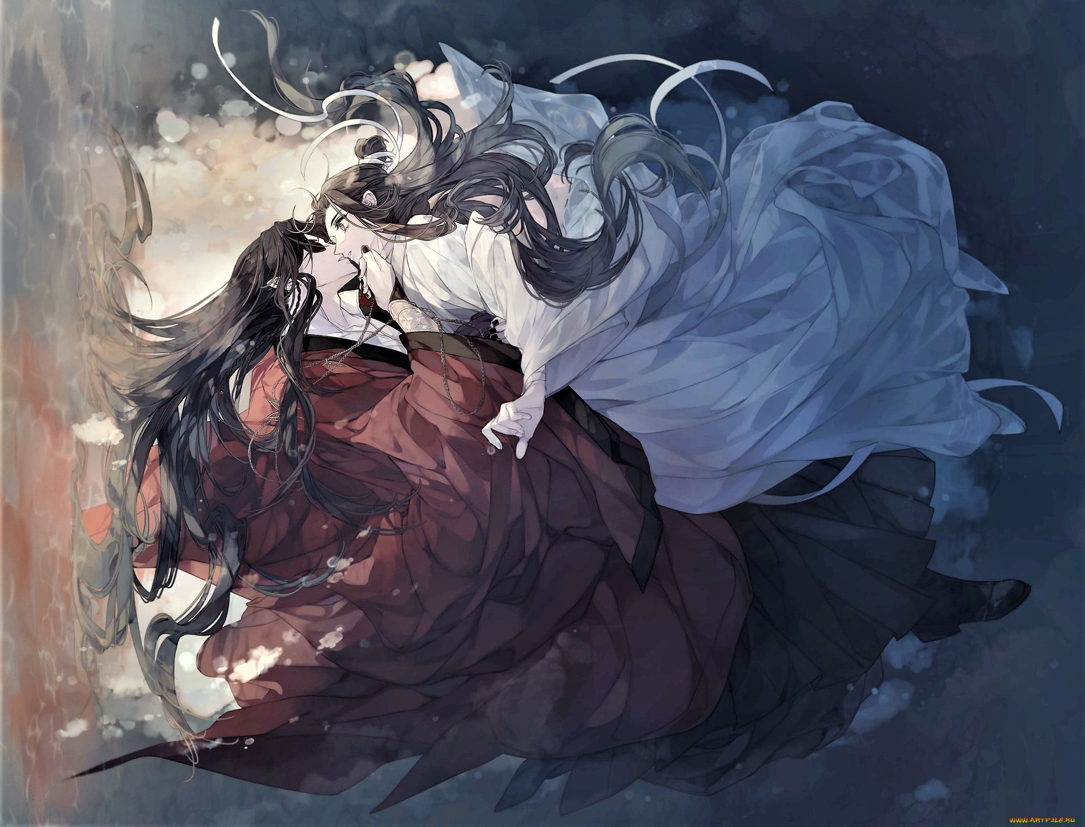 аниме, tian, guan, ci, fu, персонажи