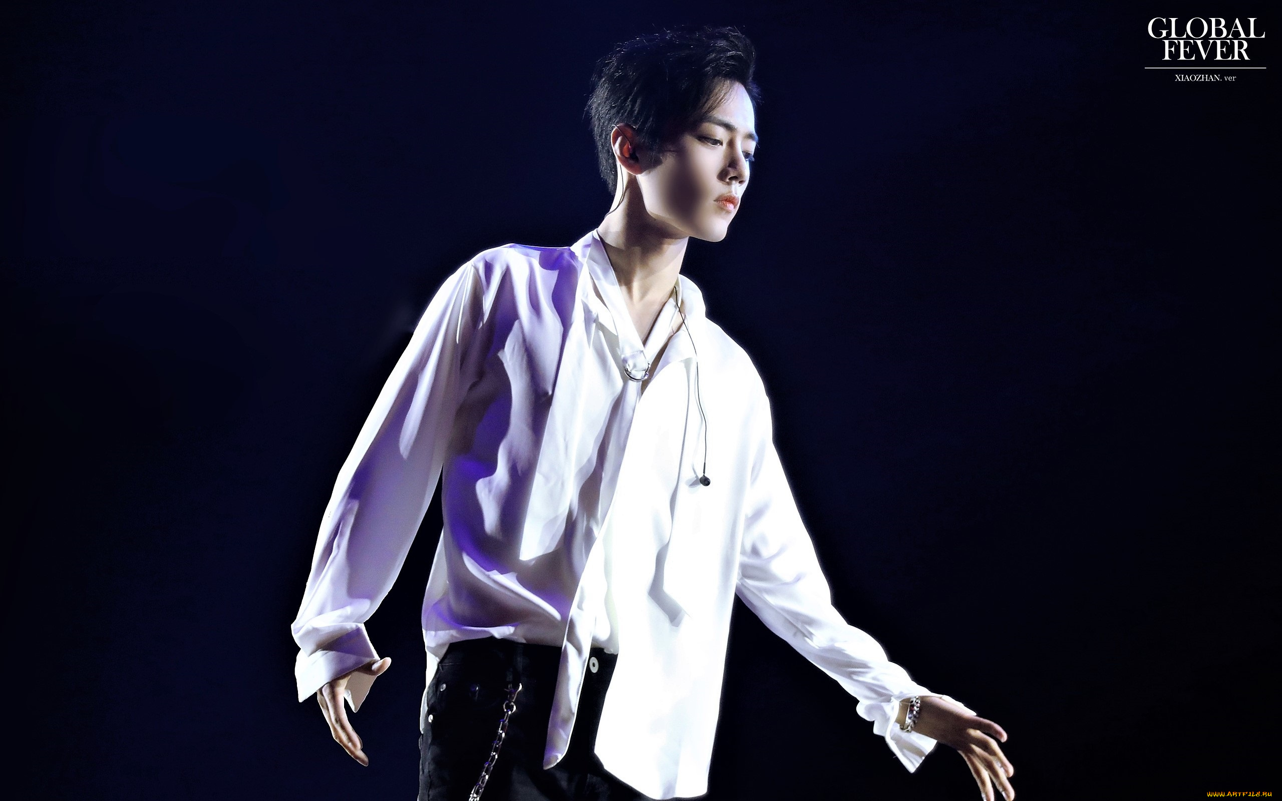мужчины, xiao, zhan, актер, певец, рубашка