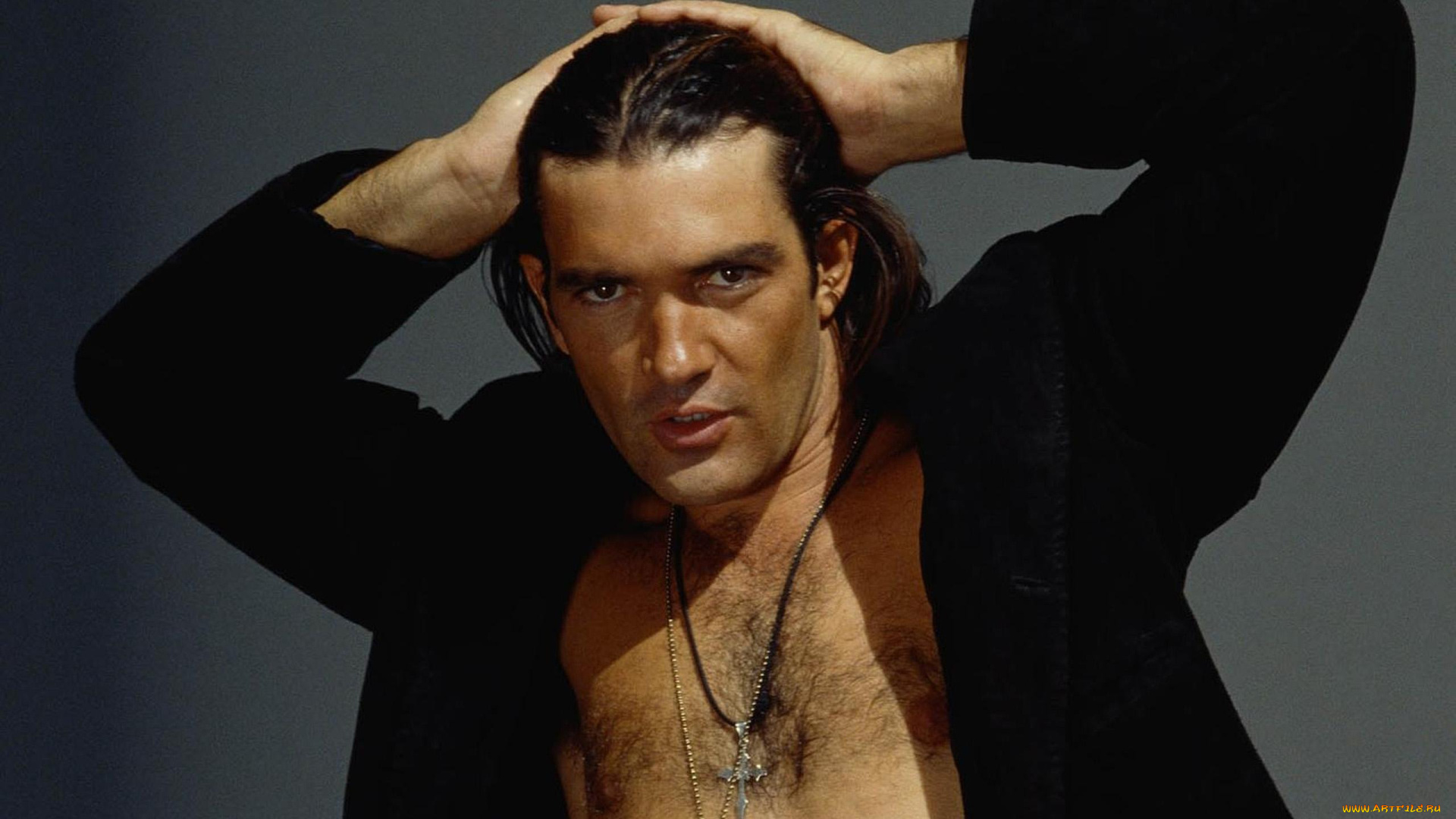 мужчины, antonio, banderas, актер, пиджак, цепочки