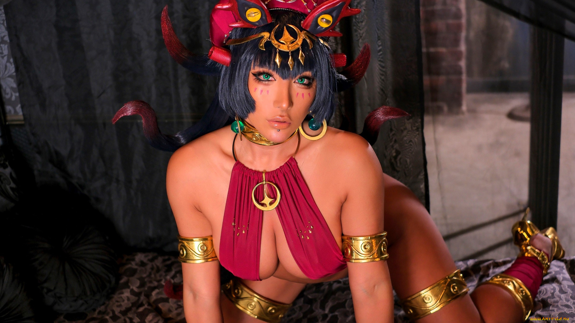 девушки, nonsummerjack, образ, косплей, наряд, украшения