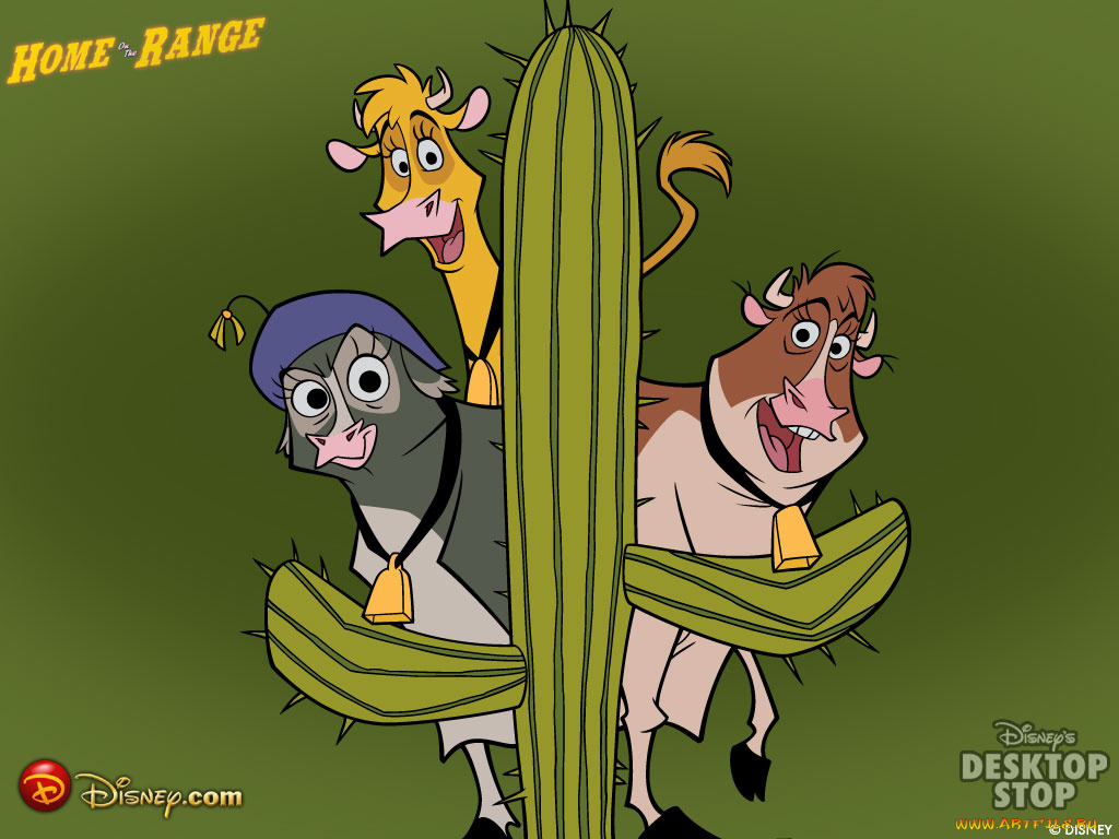 мультфильмы, home, on, the, range