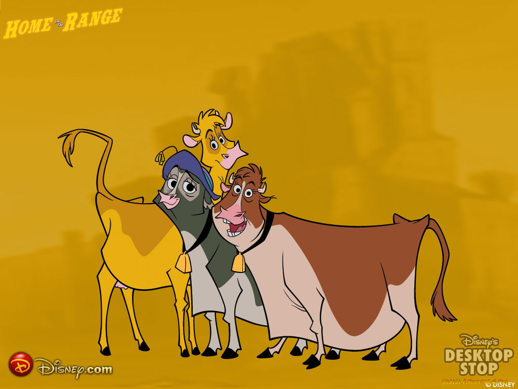 мультфильмы, home, on, the, range
