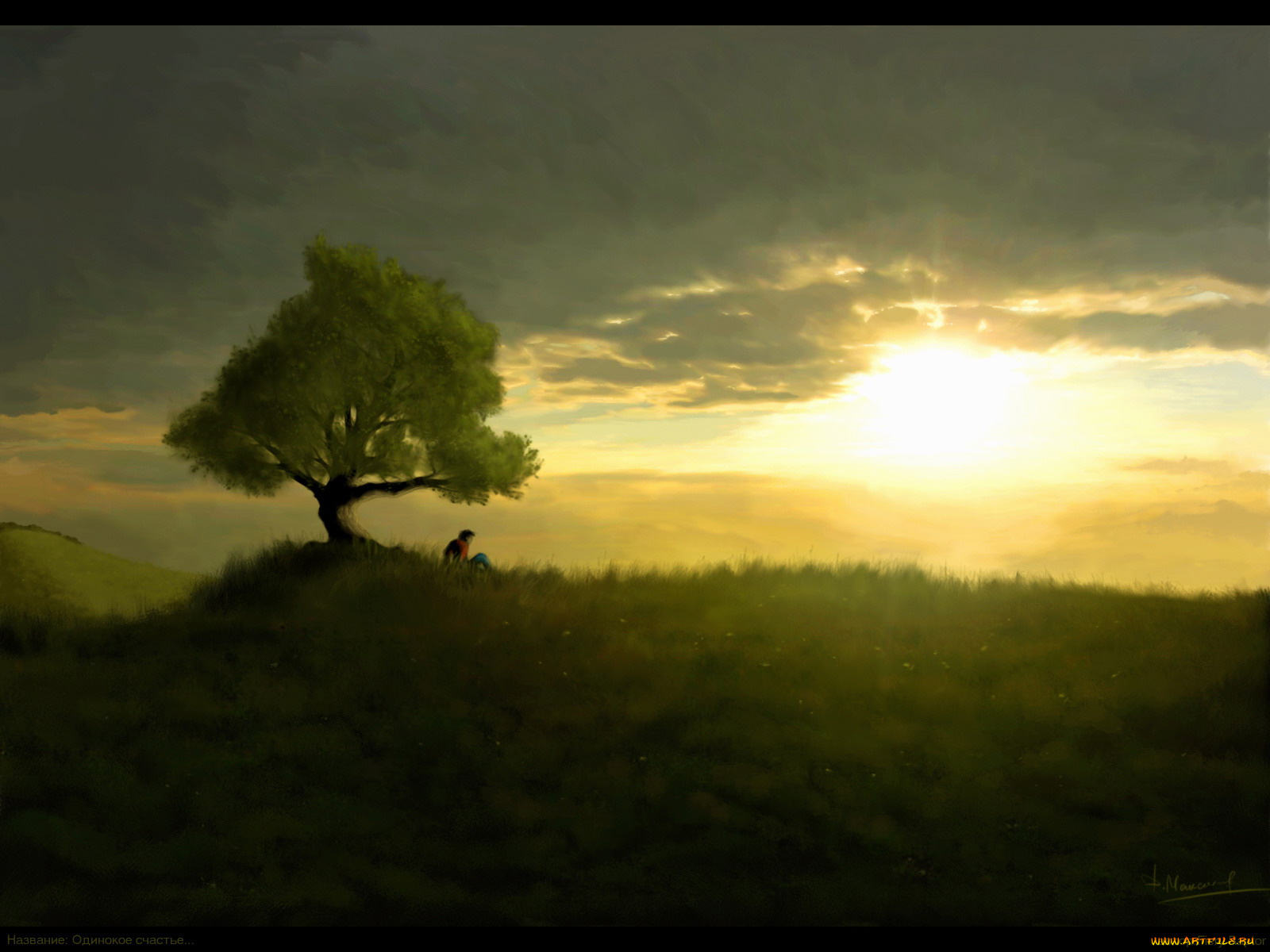 рисованные, природа