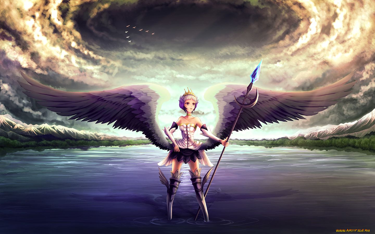 аниме, angels, demons