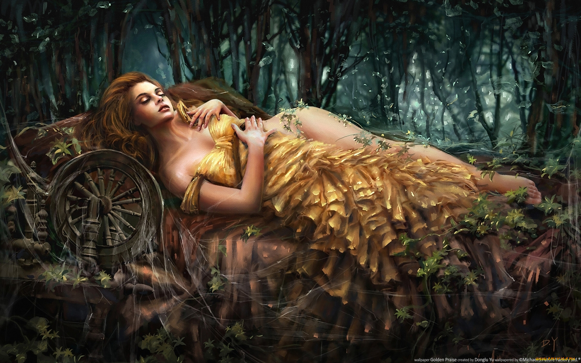 golden, praise, фэнтези, девушки