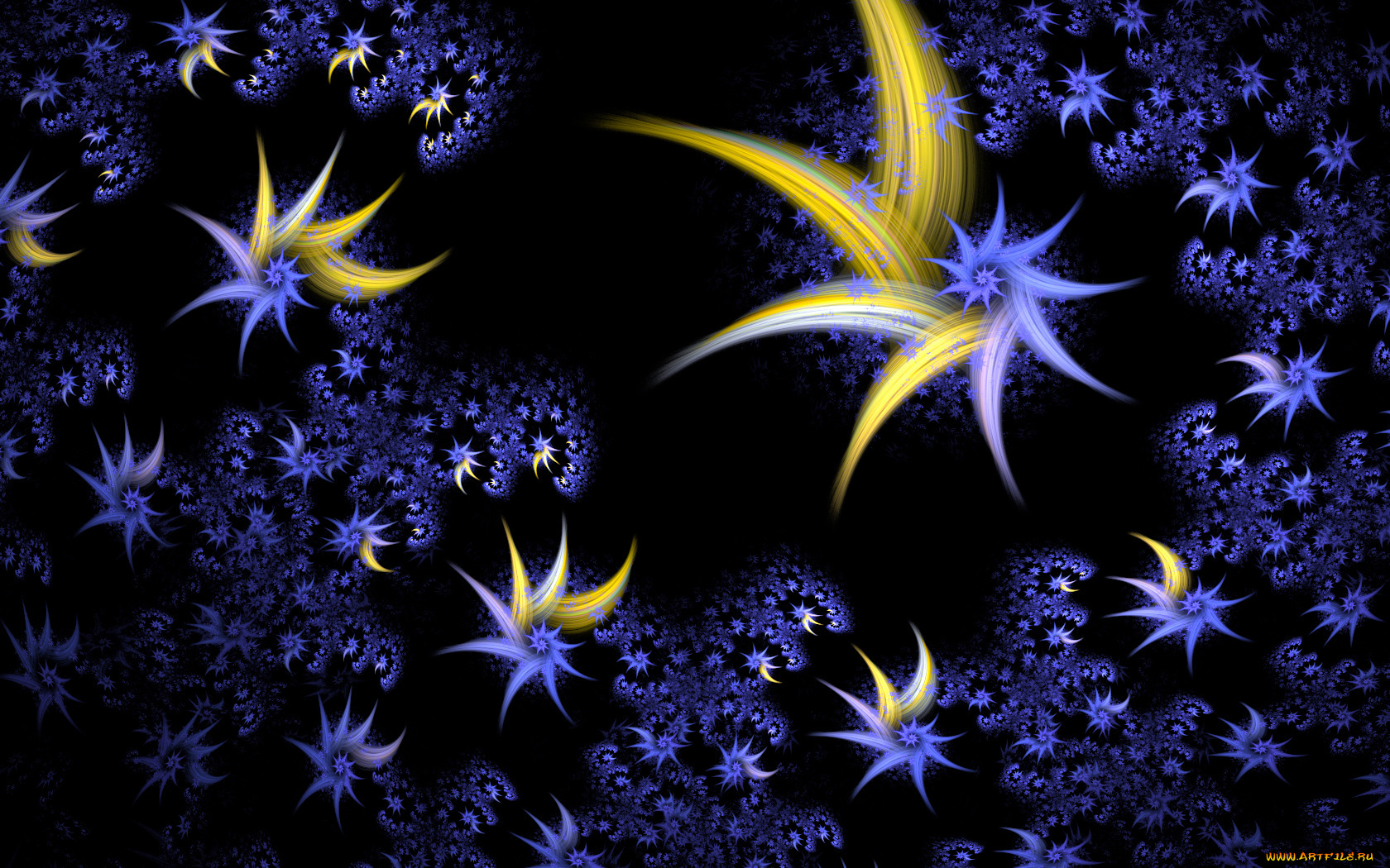 3д, графика, fractal, фракталы, тёмный, узор, фрактал