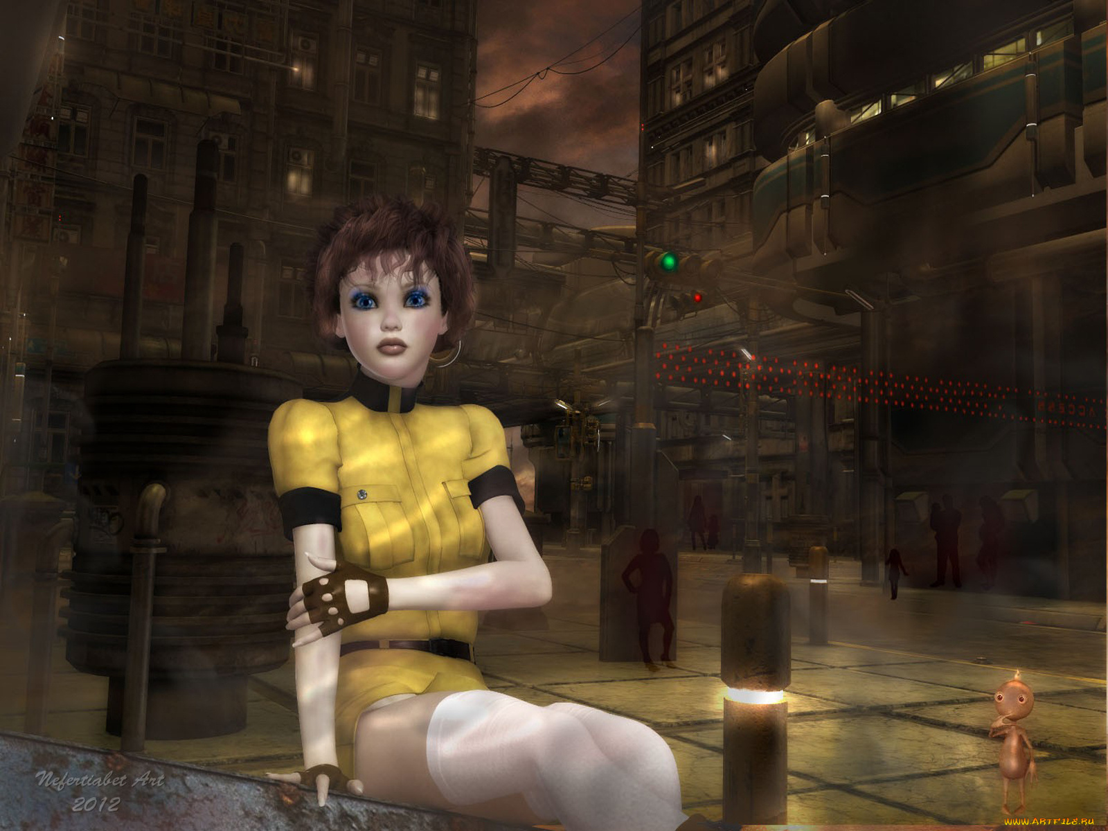 3д, графика, people, люди, девушка