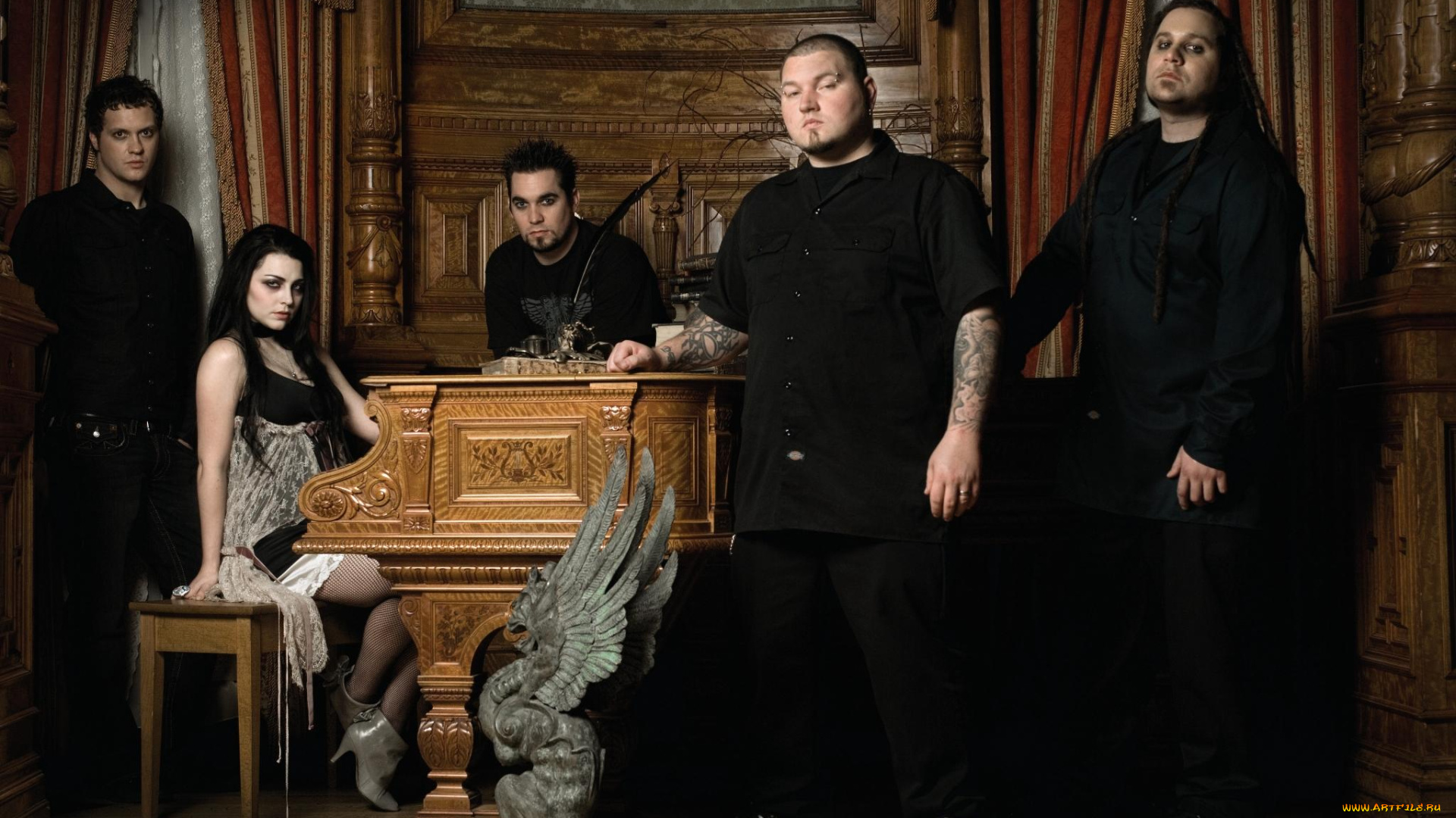 музыка, evanescence, metal, band