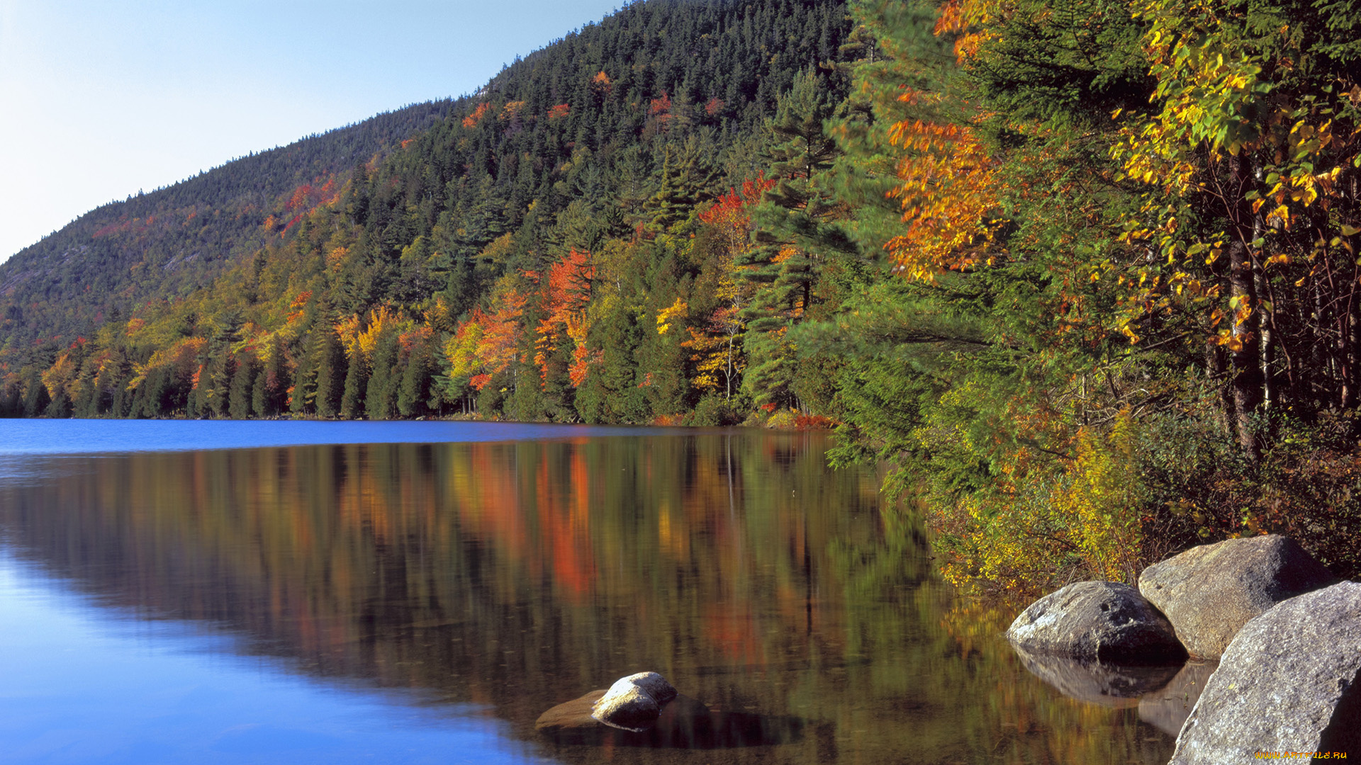 природа, реки, озера, озеро, лес, горы