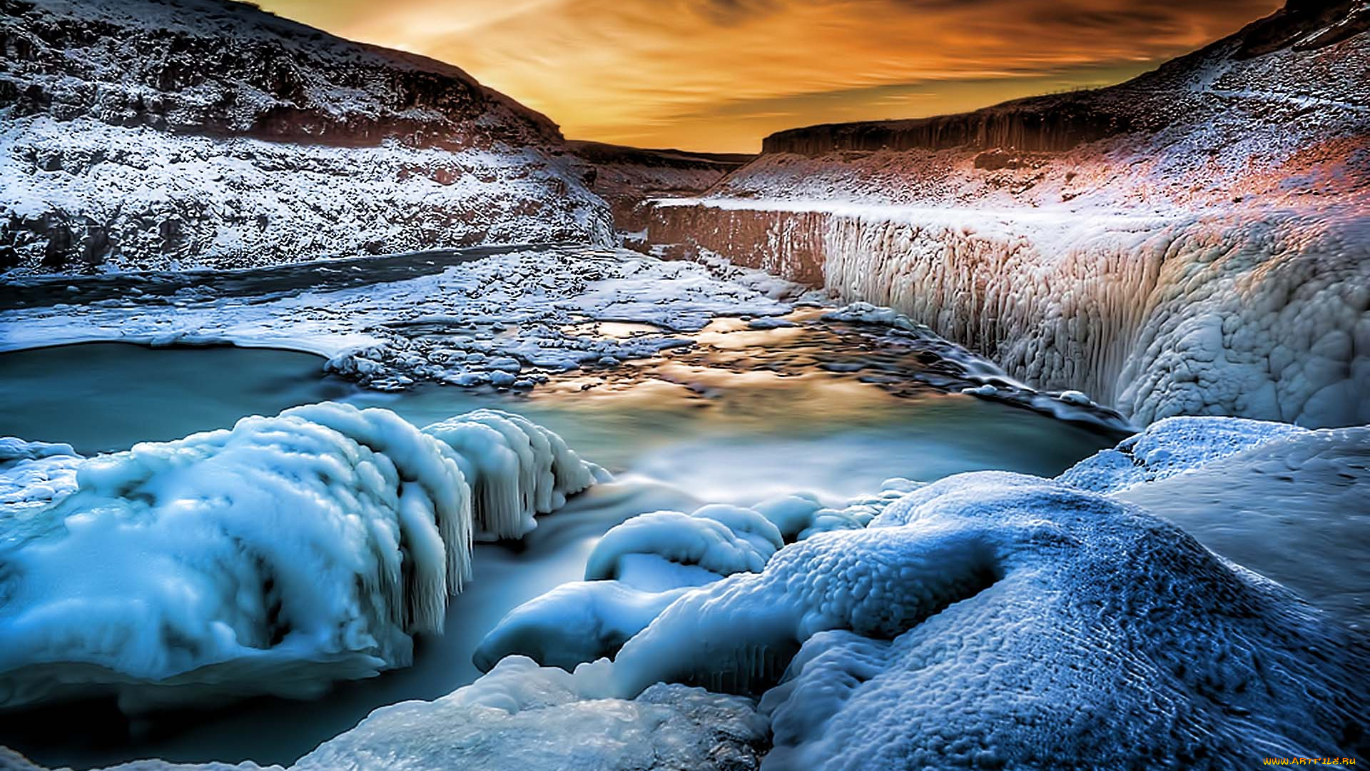 the, frozen, beauty, природа, айсберги, ледники, ледник, горы, река