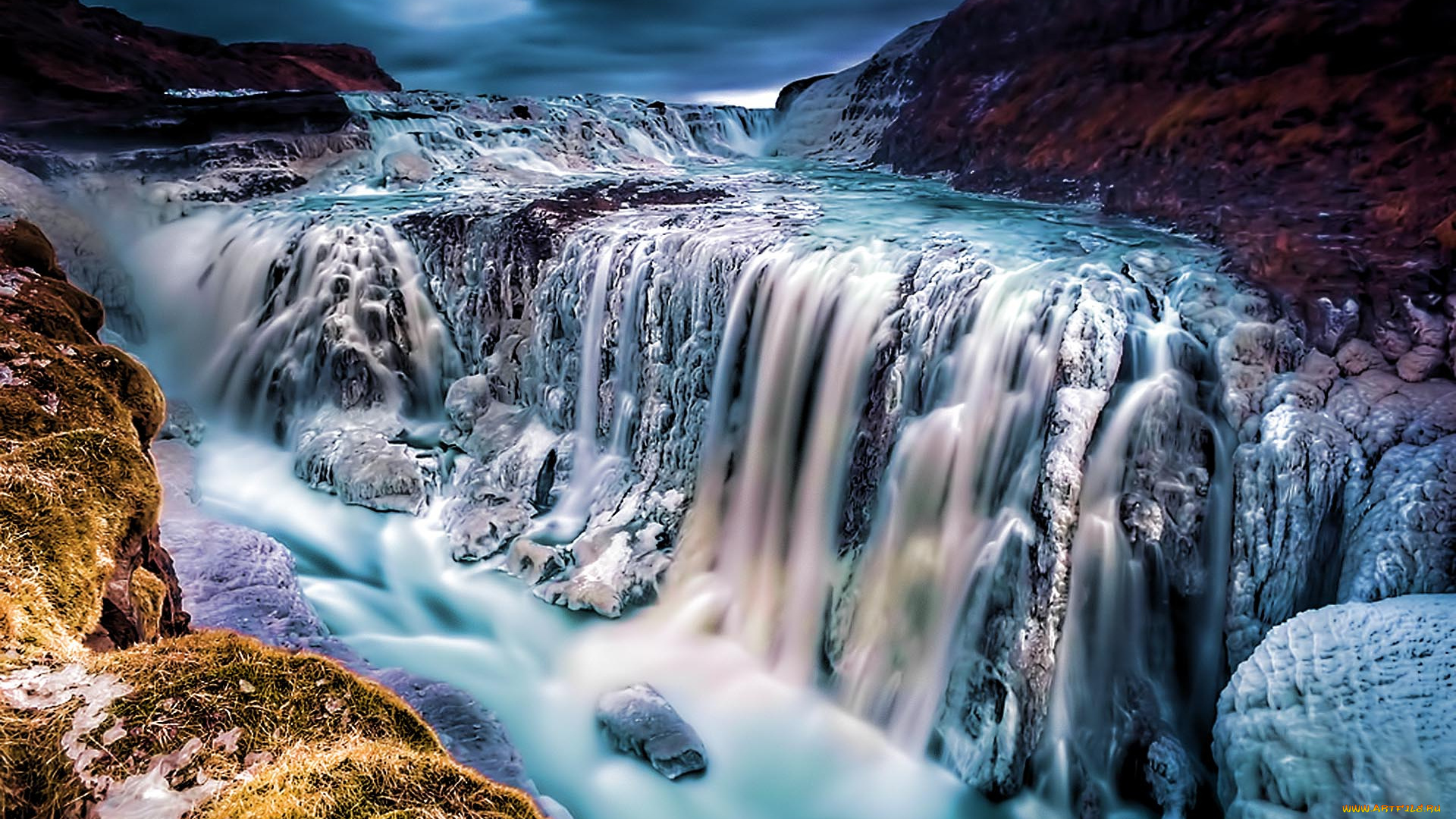 the, frozen, beauty, природа, айсберги, ледники, лед, горы, скалы, вода