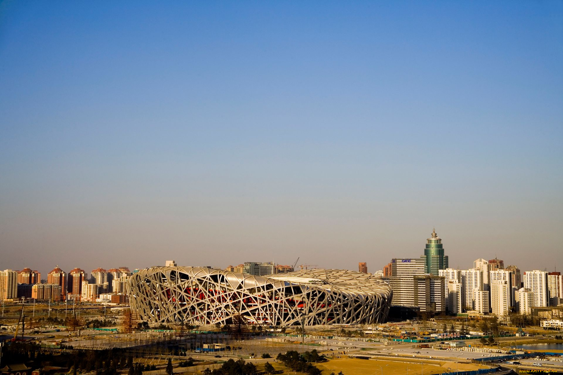 спорт, стадионы, пекин, стадион