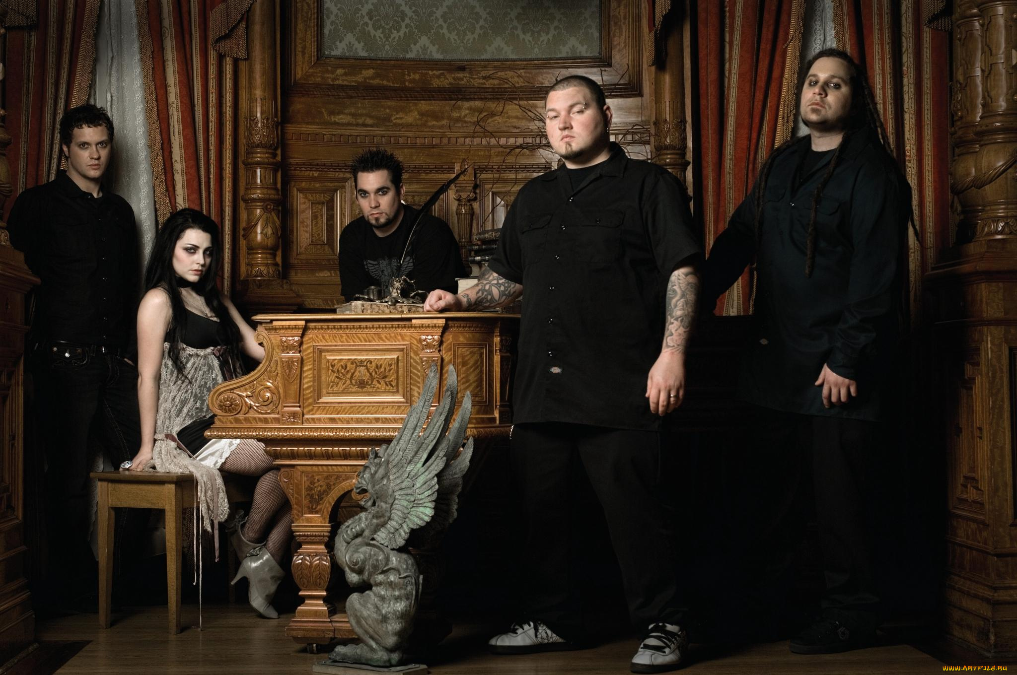 музыка, evanescence, metal, band