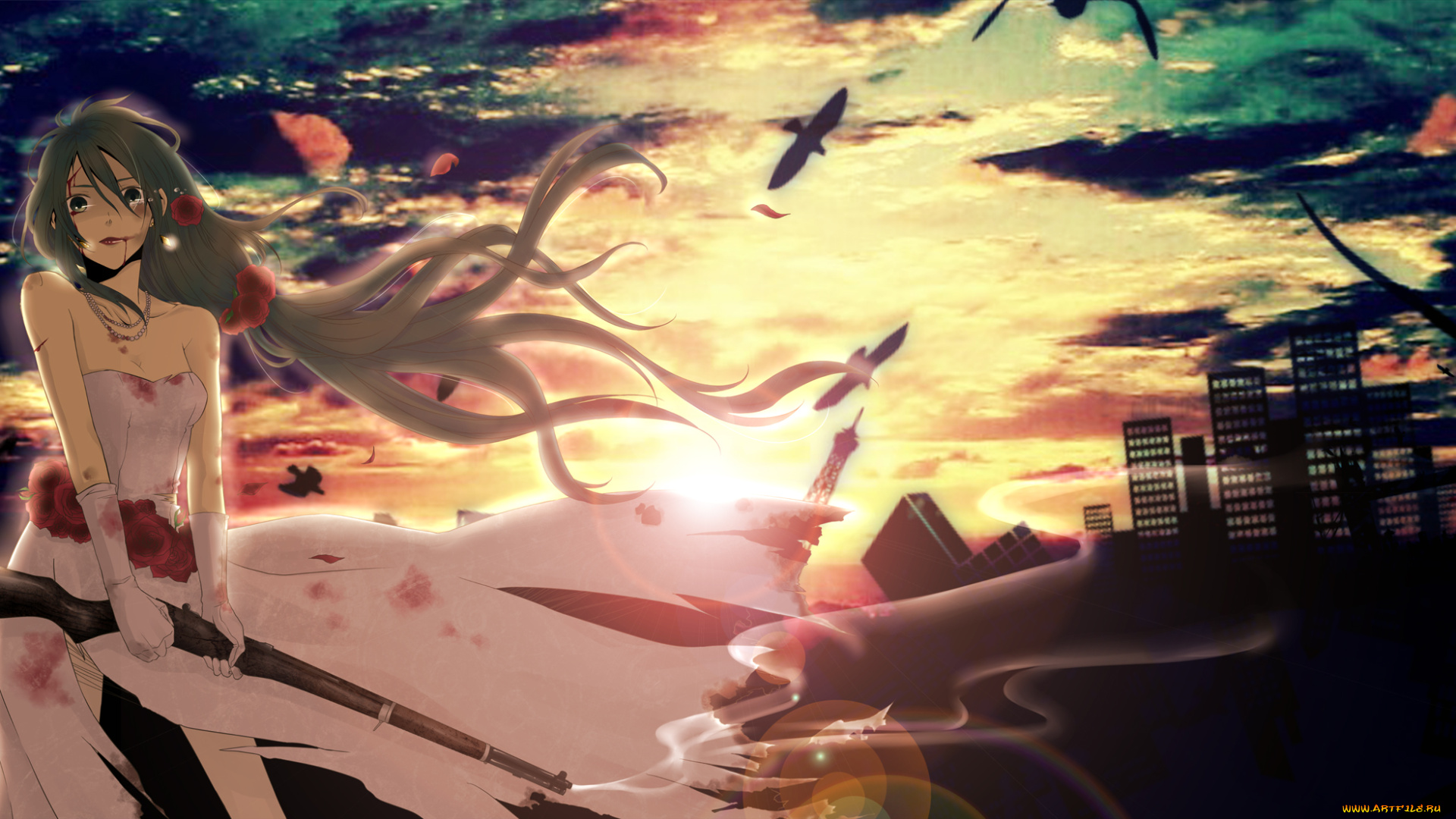 by, naoko, аниме, vocaloid, hatsune, miku