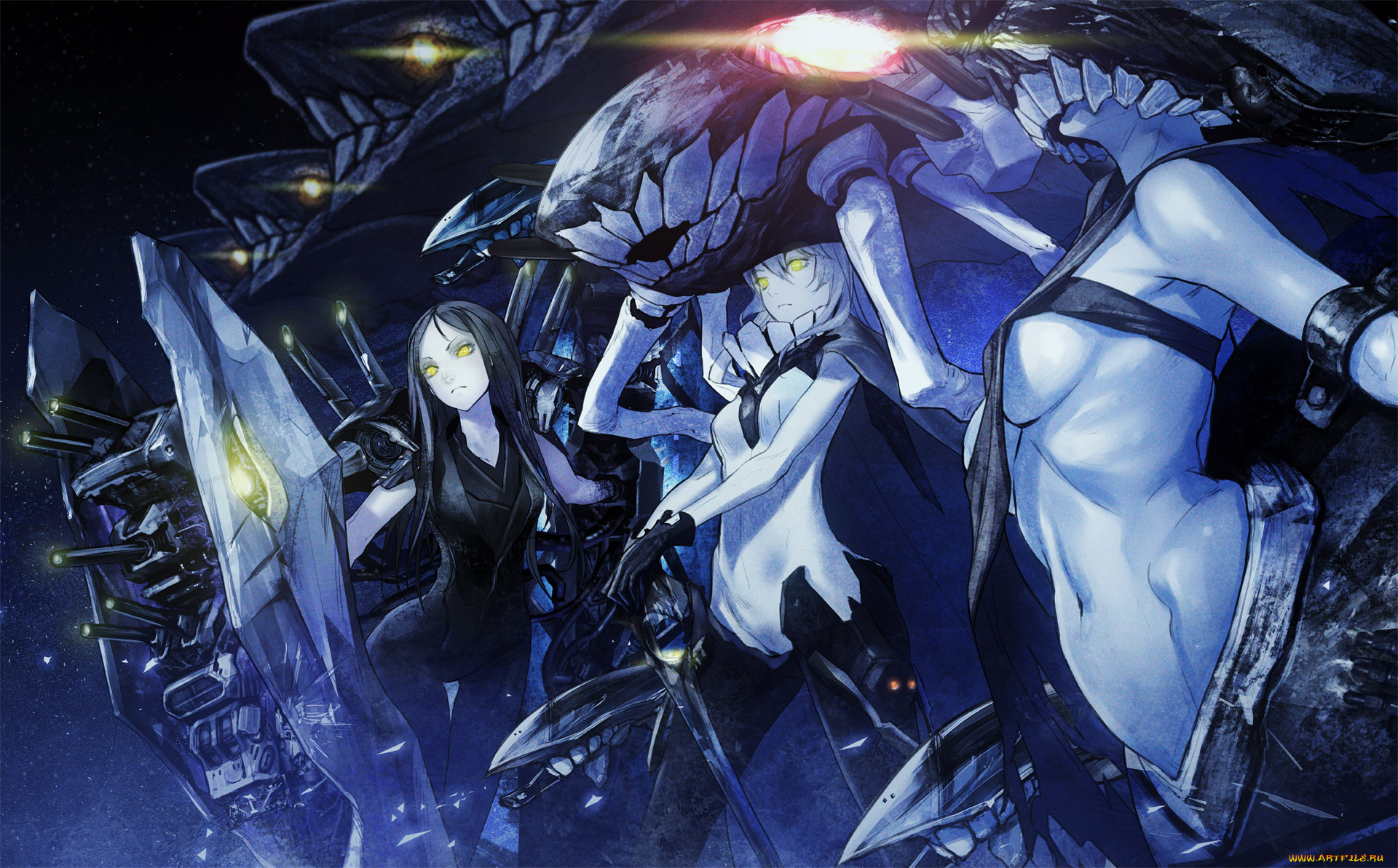 by, redjuice, аниме, weapon, blood, technology, kantai, collection, wo-class, ru-class, wa-class