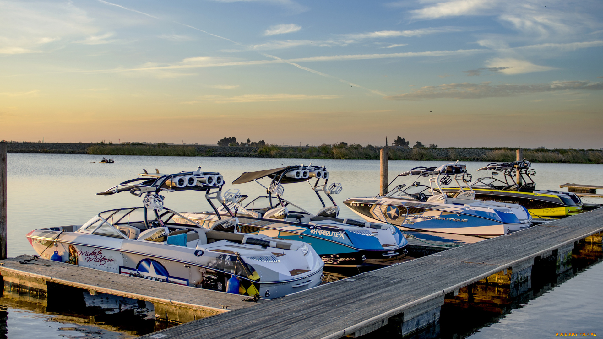 корабли, моторные, лодки, boats, motor