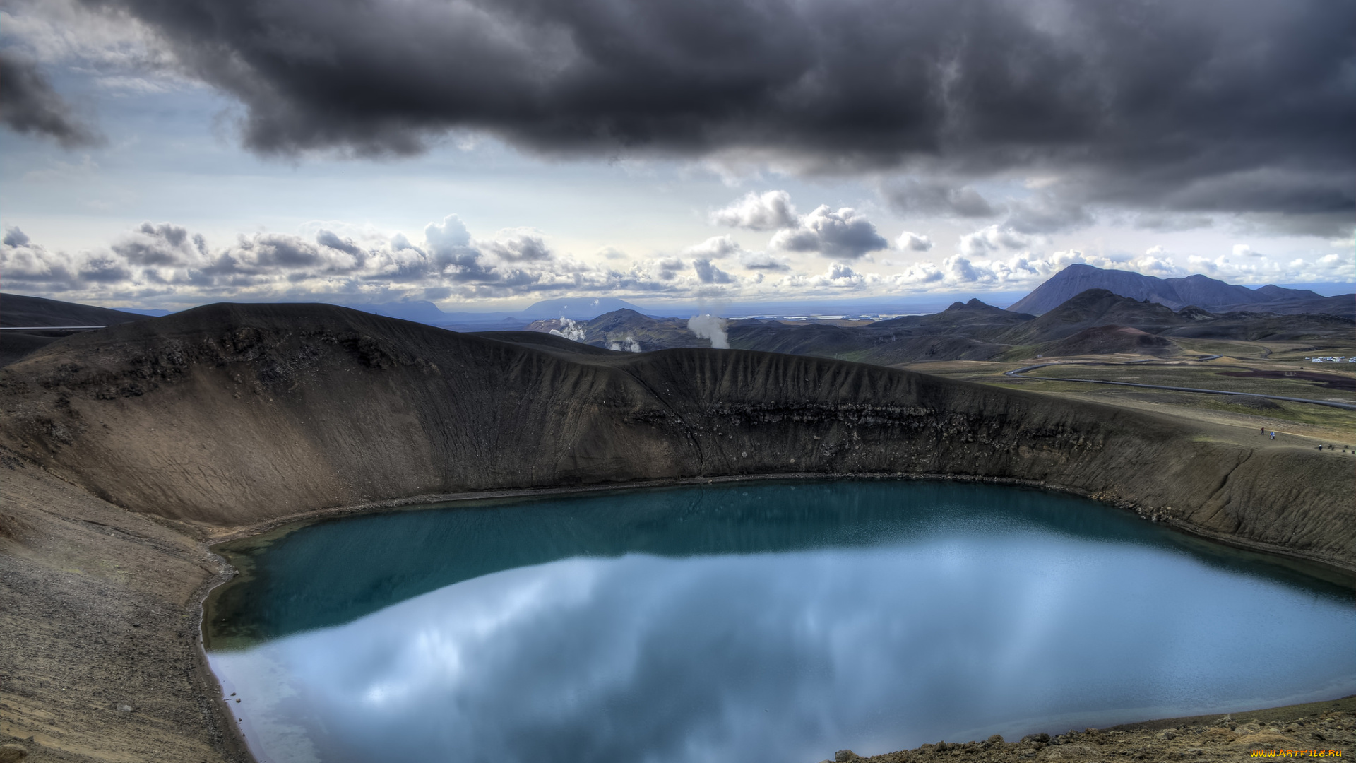 природа, реки, озера, озеро, облака, отражение, небо