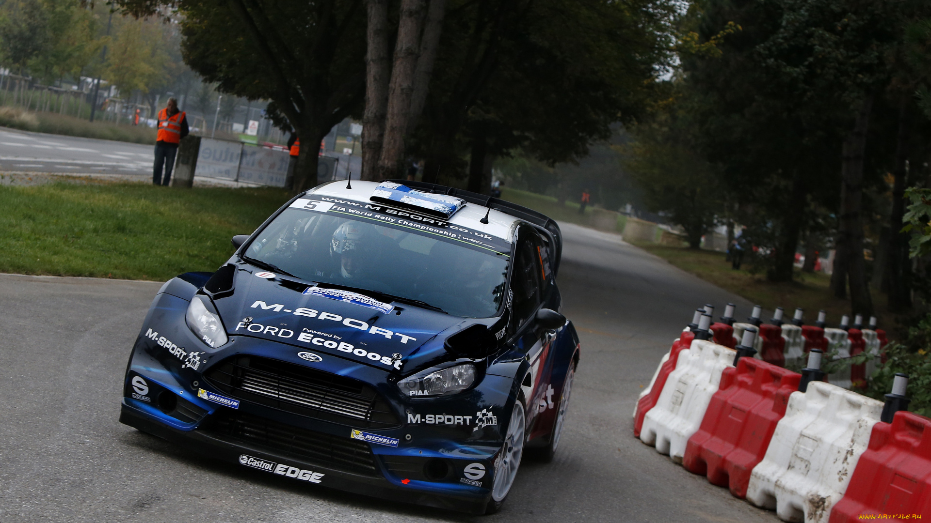 спорт, авторалли, гонка, wrc, ford, rs, синий, 2014г, fiesta