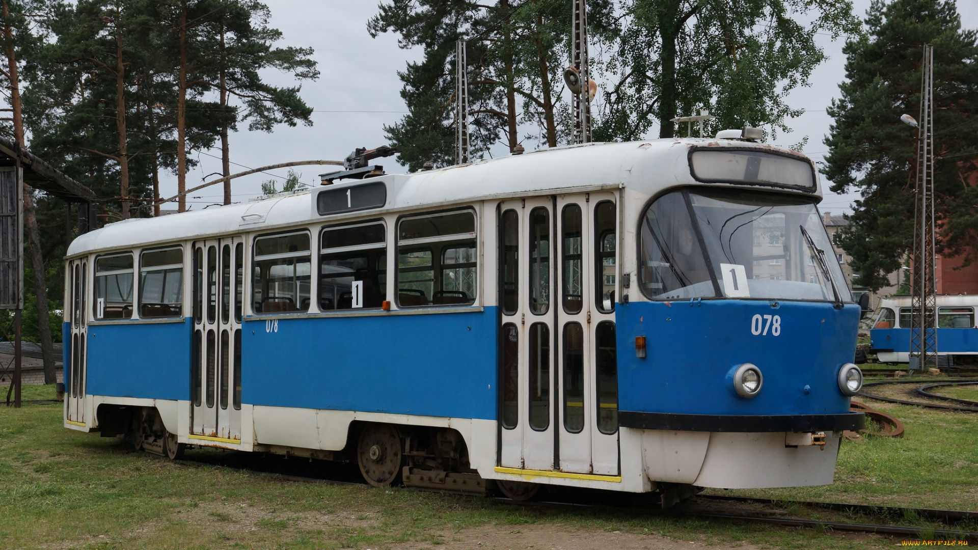 техника, трамваи, город, трамвай, рельсы