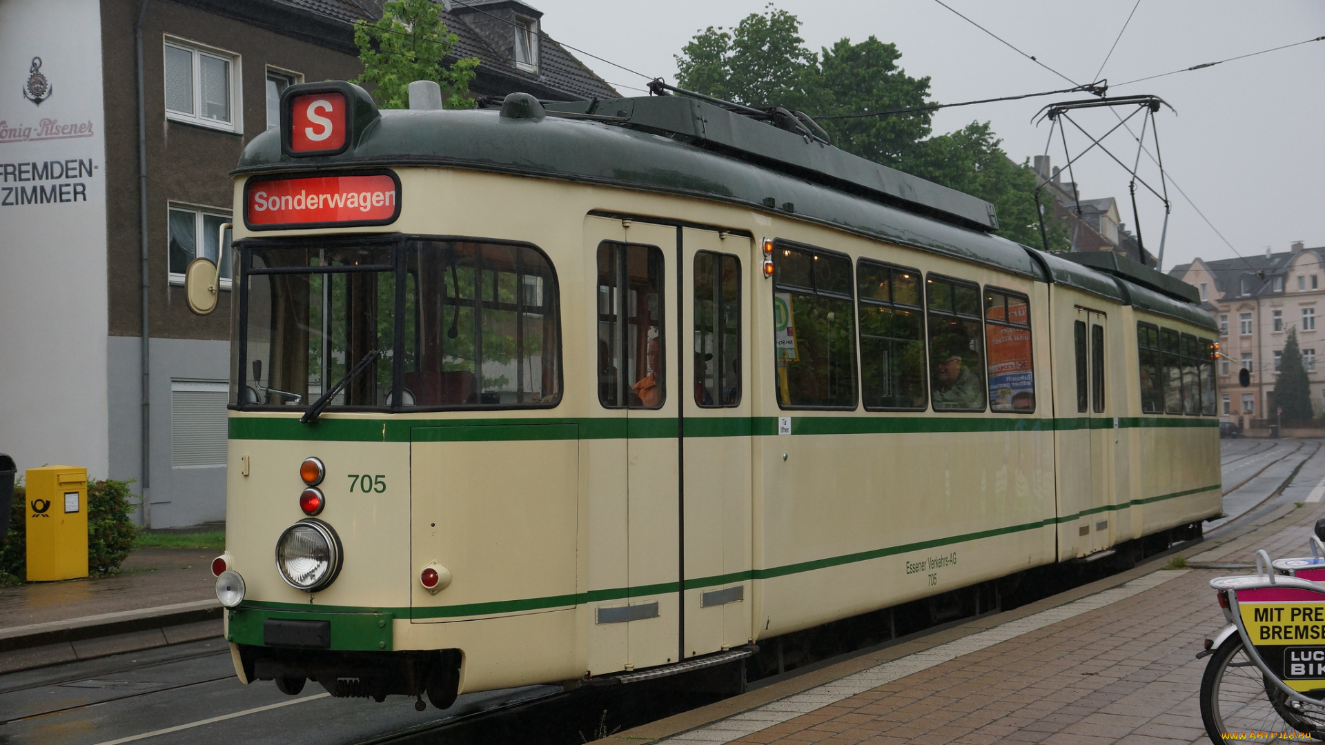 техника, трамваи, рельсы, трамвай, город