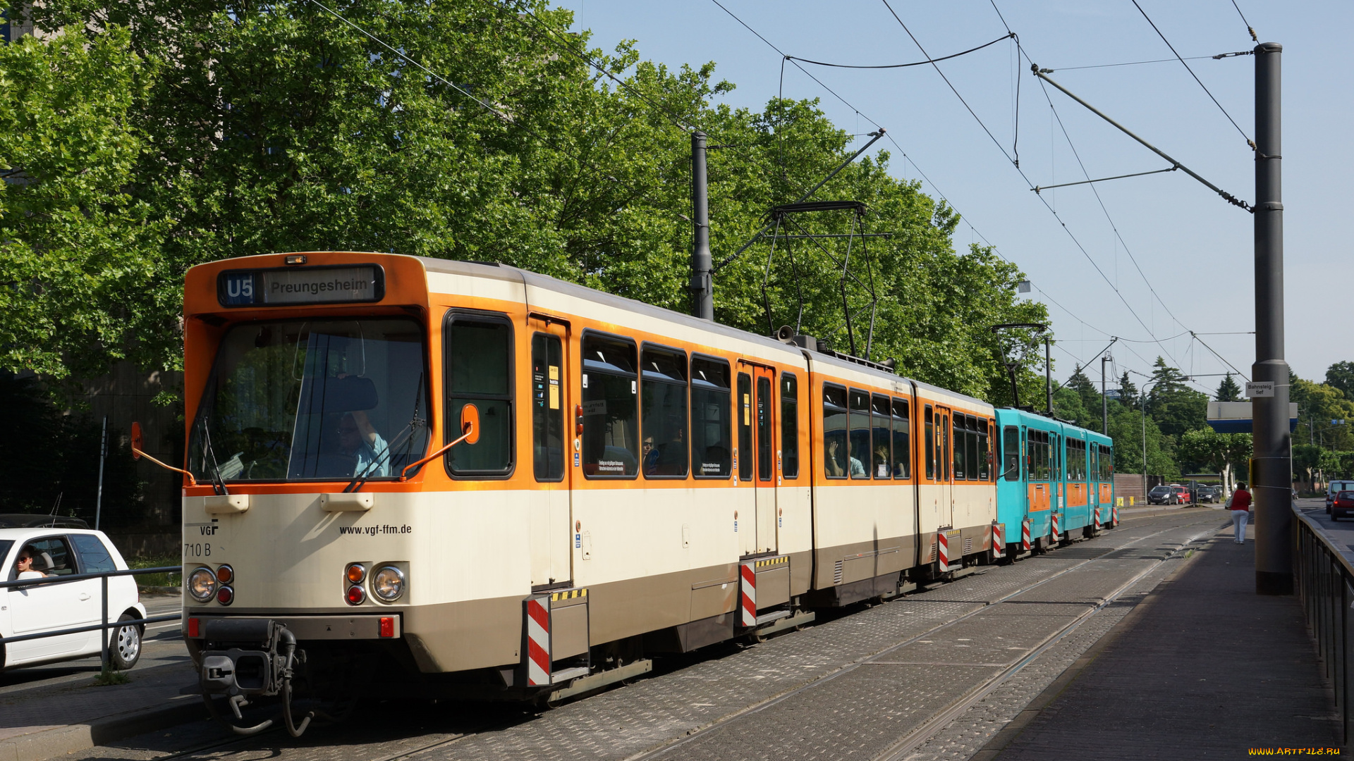 техника, трамваи, рельсы, трамвай, город