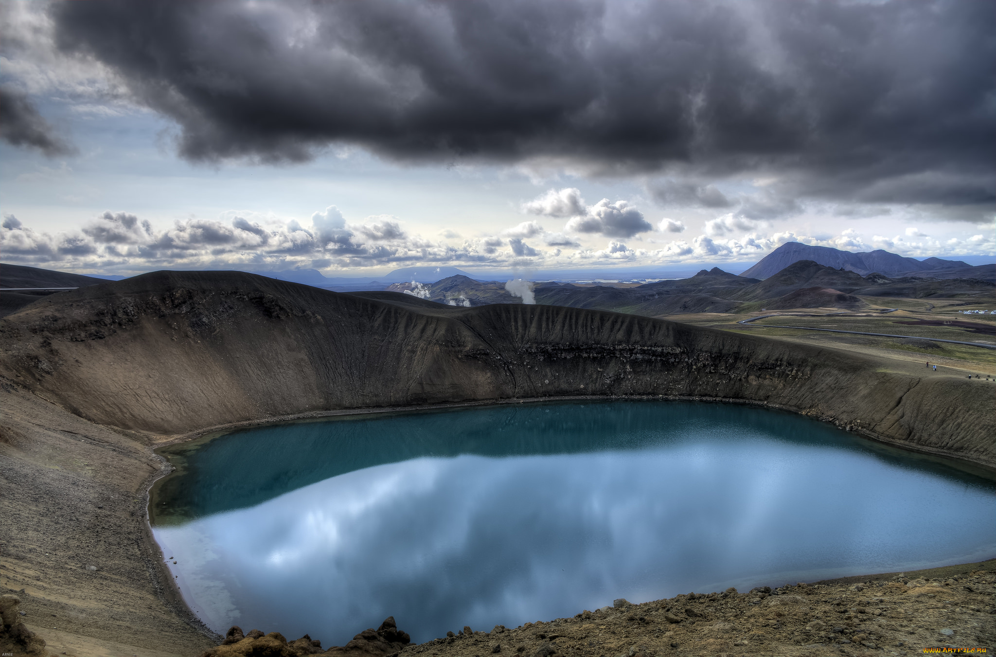 природа, реки, озера, озеро, облака, отражение, небо