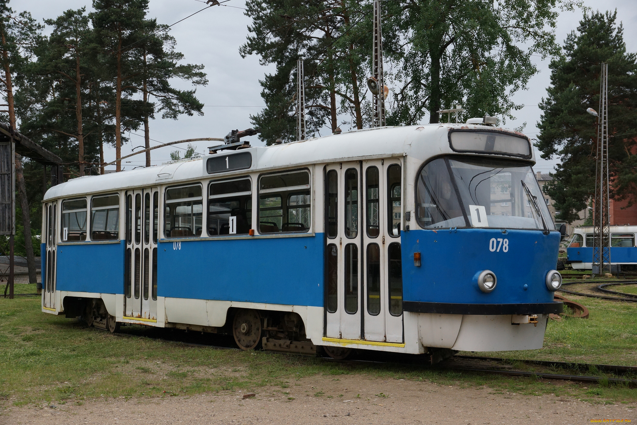 техника, трамваи, город, трамвай, рельсы