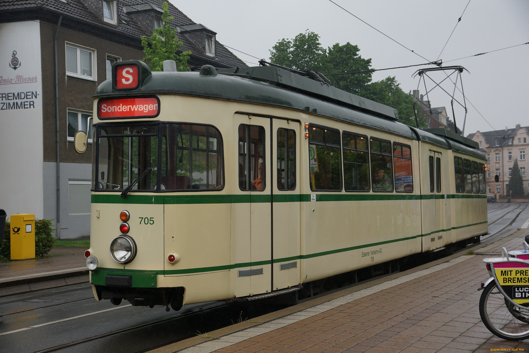 техника, трамваи, рельсы, трамвай, город