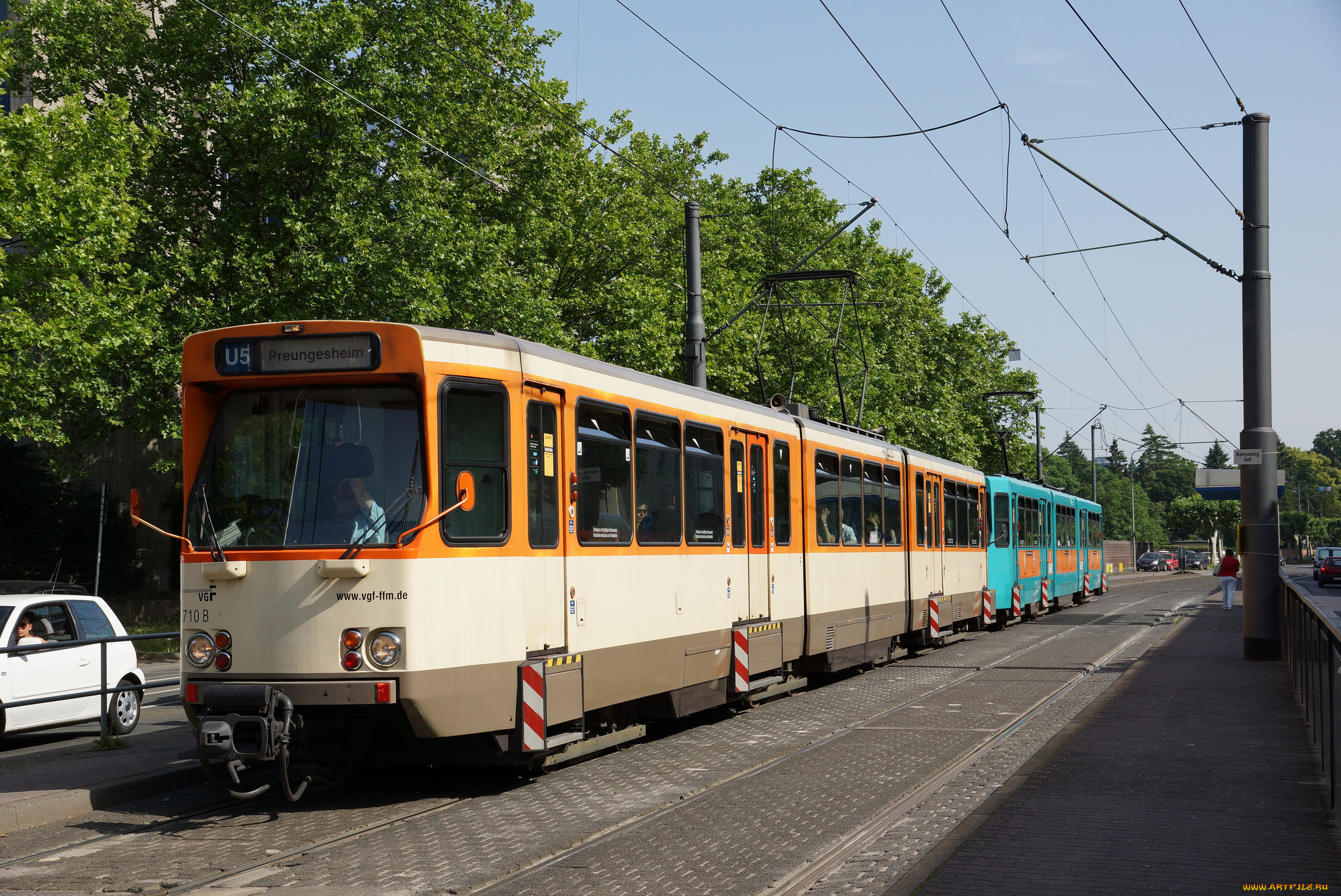 техника, трамваи, рельсы, трамвай, город