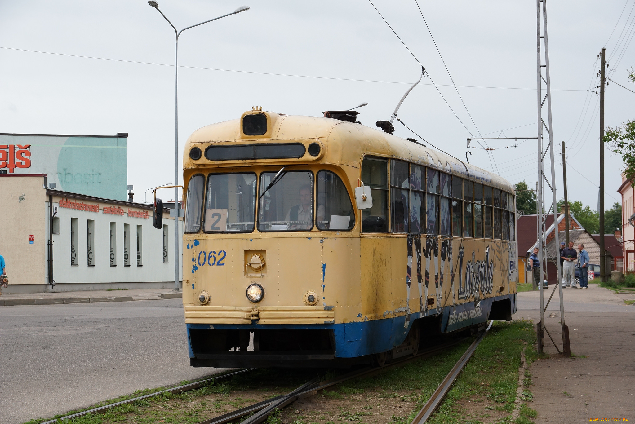 техника, трамваи, трамвай, рельсы, город