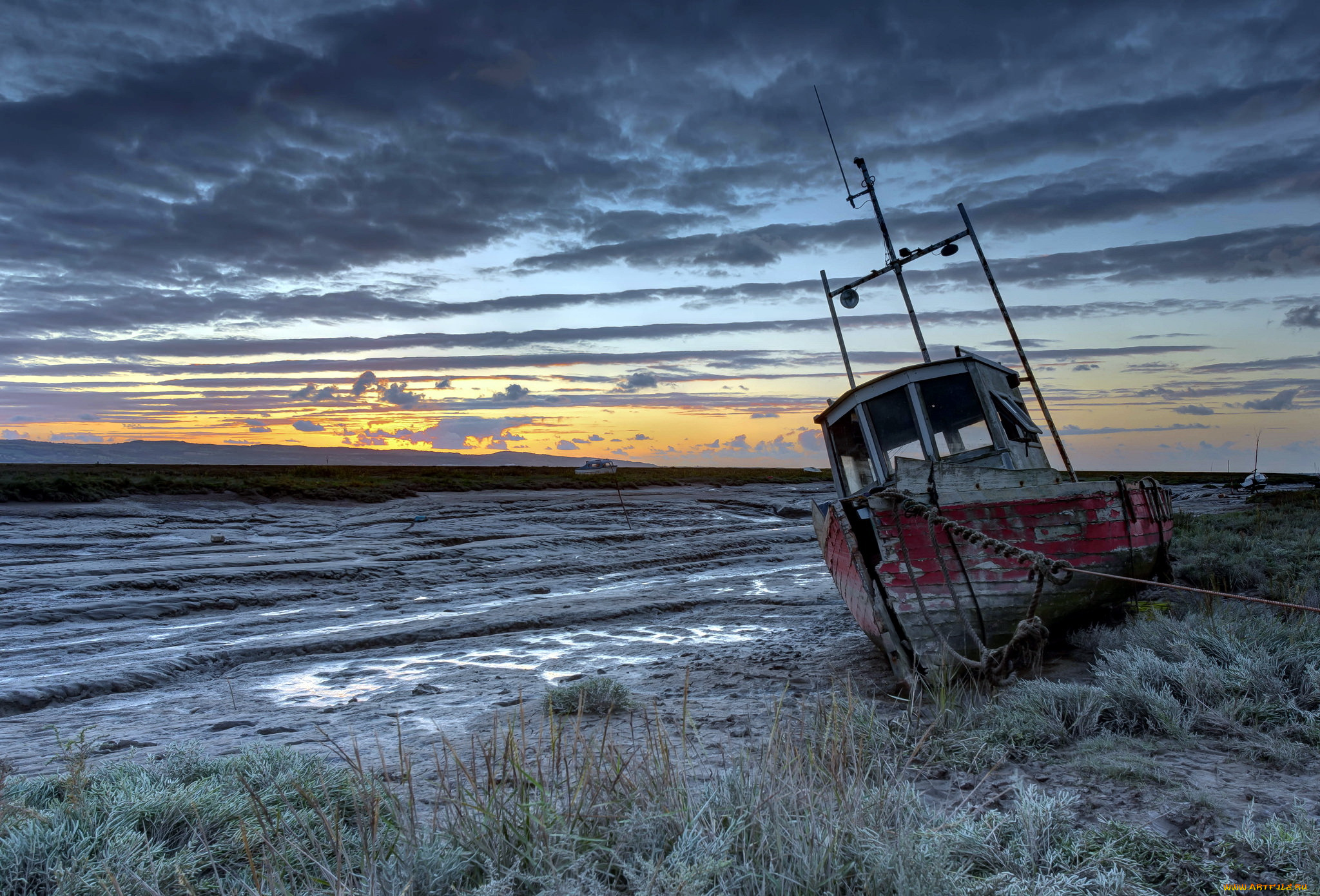 корабли, лодки, , шлюпки, мель, корабль, пейзаж