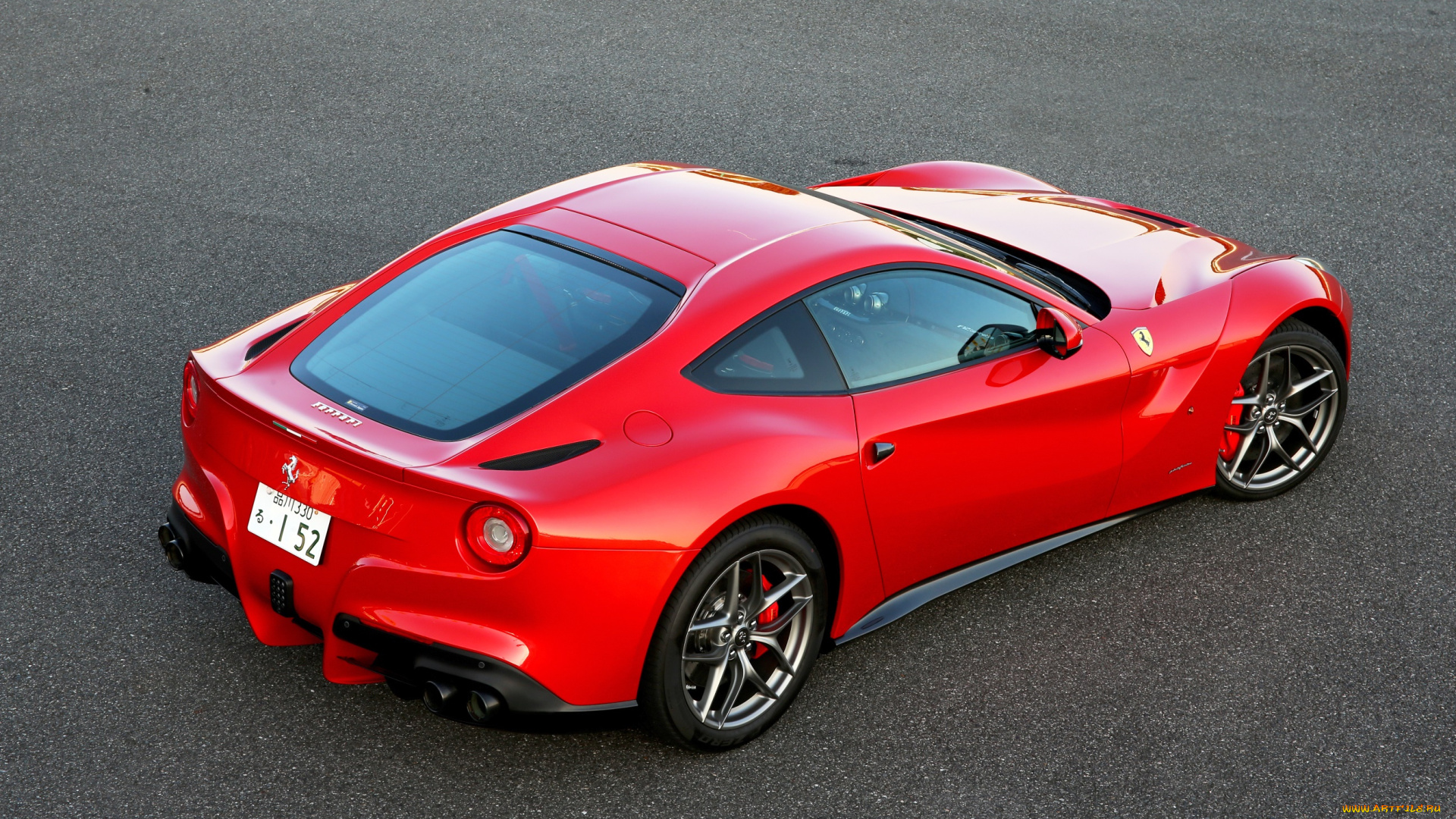 автомобили, ferrari, f12, berlinetta, jp-spec, 2013г, красный